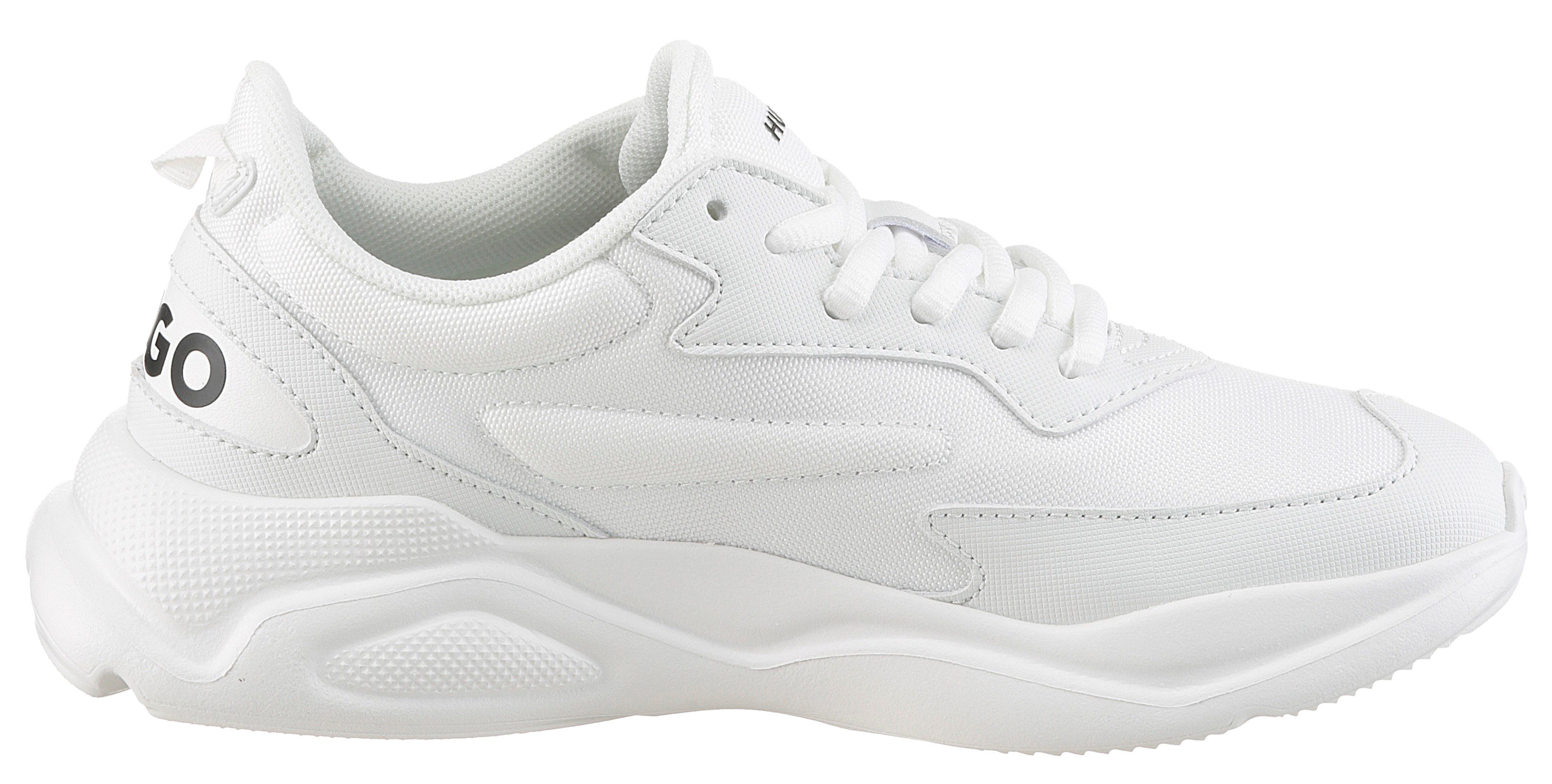 HUGO Leon_Runn Sneaker, Schnürschuh, Halbschuh, Freizeitschuh, HUGO Schriftzug an der Ferse