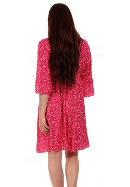 YC Fashion & Style Sommerkleid Sommerkleid Minikleid in Wickeloptik One Size 36-40 (1-tlg) mit Volant