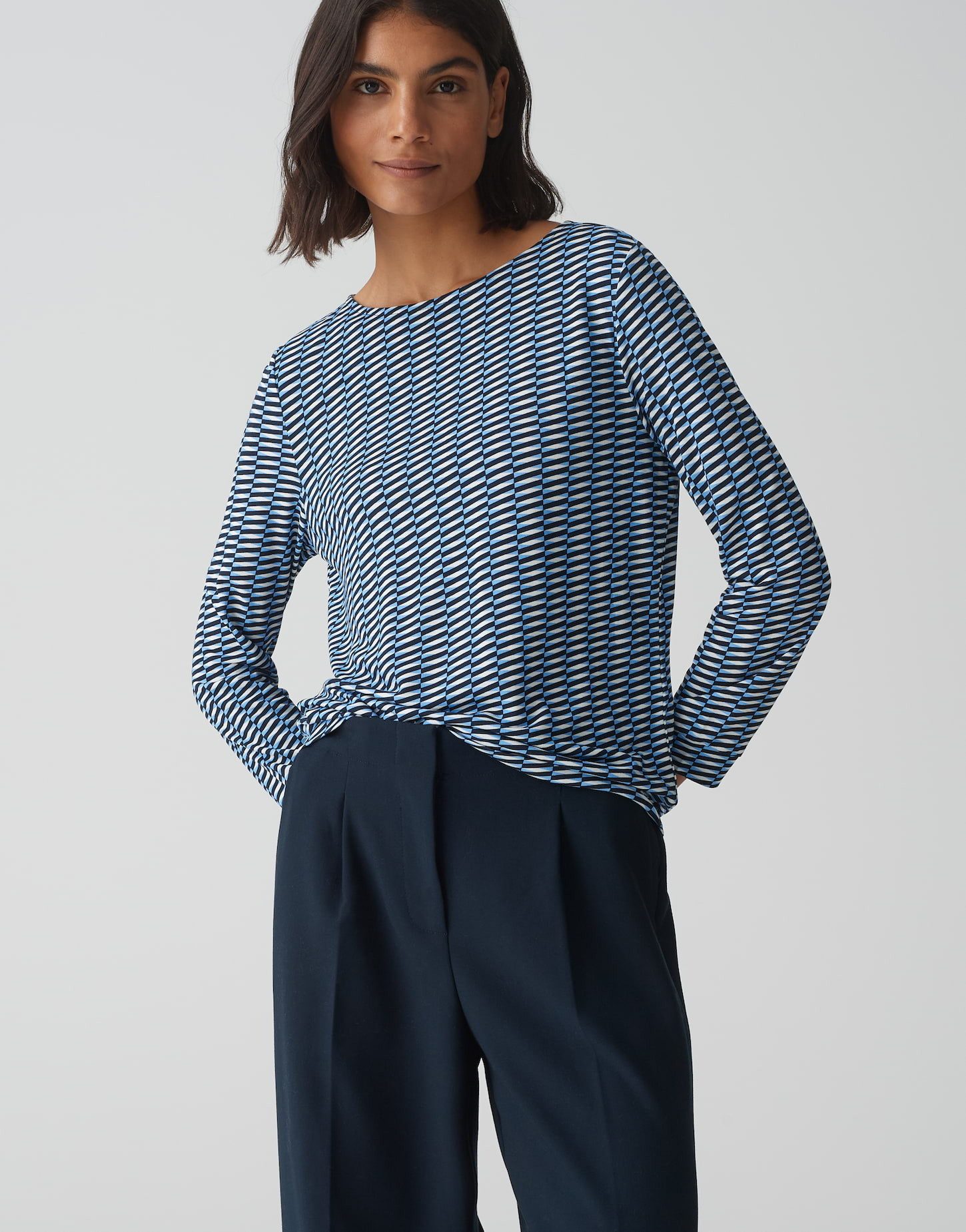 OPUS 3/4-Arm-Shirt Printshirt SUSTA Regular aus günstig online kaufen