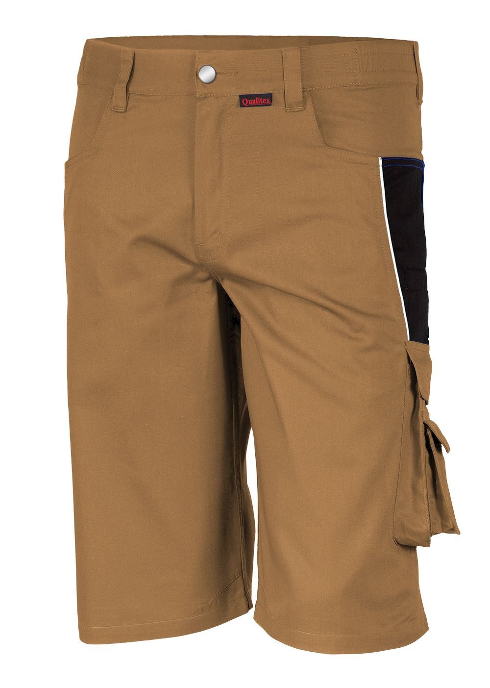 QUALITEX HIGH QUALITY WORKWEAR Arbeitsshorts strapazierfähige PROfessionals Shorts aus faserverstätktem Gewebe (1-tlg) kurze Arbeitshose MG 245 g mit 10 Taschen - Pflegeleicht - Waschbar