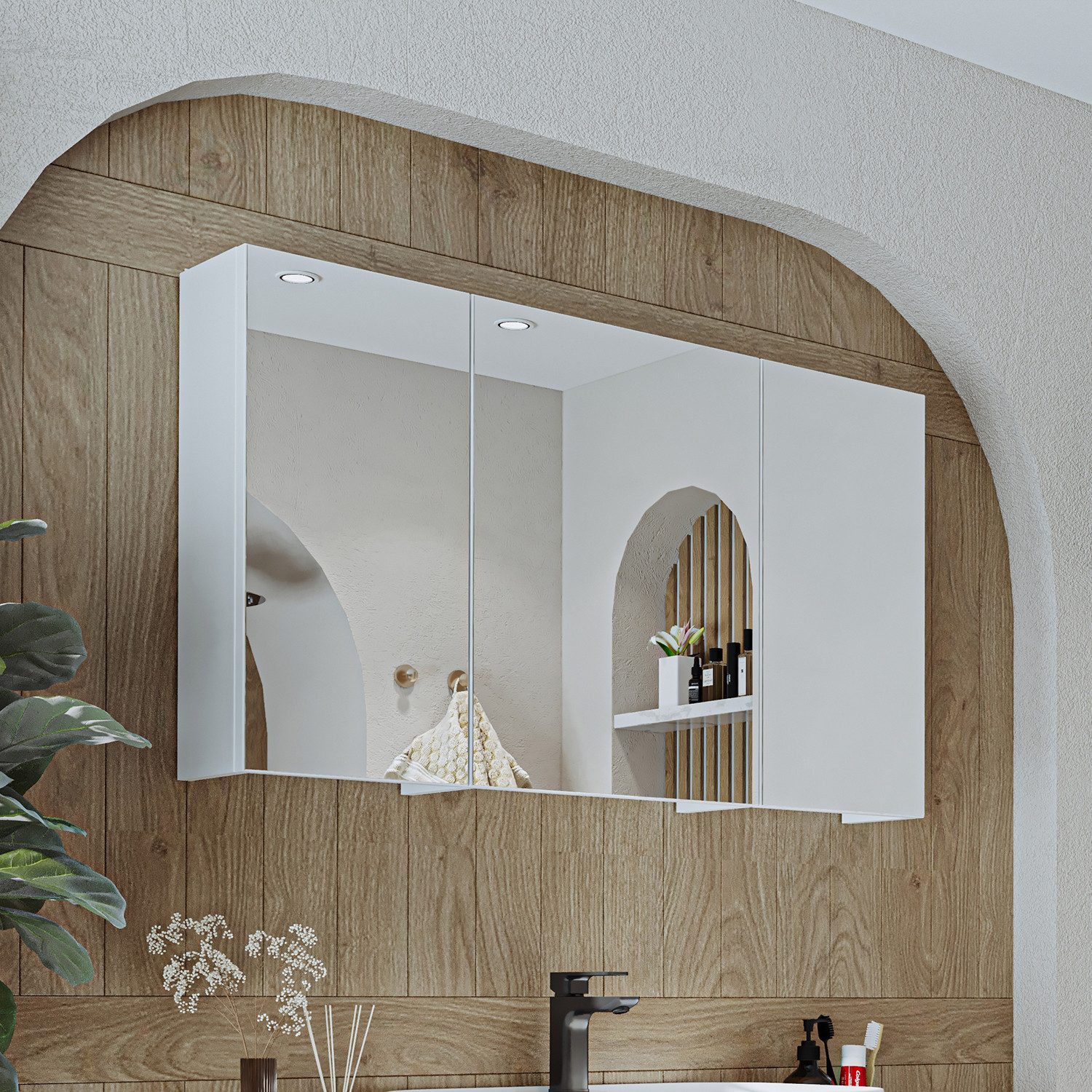 Roomart Badmöbel-Set GUSTO-ATL 120 cm, (Komplett-Set, günstig online kaufen