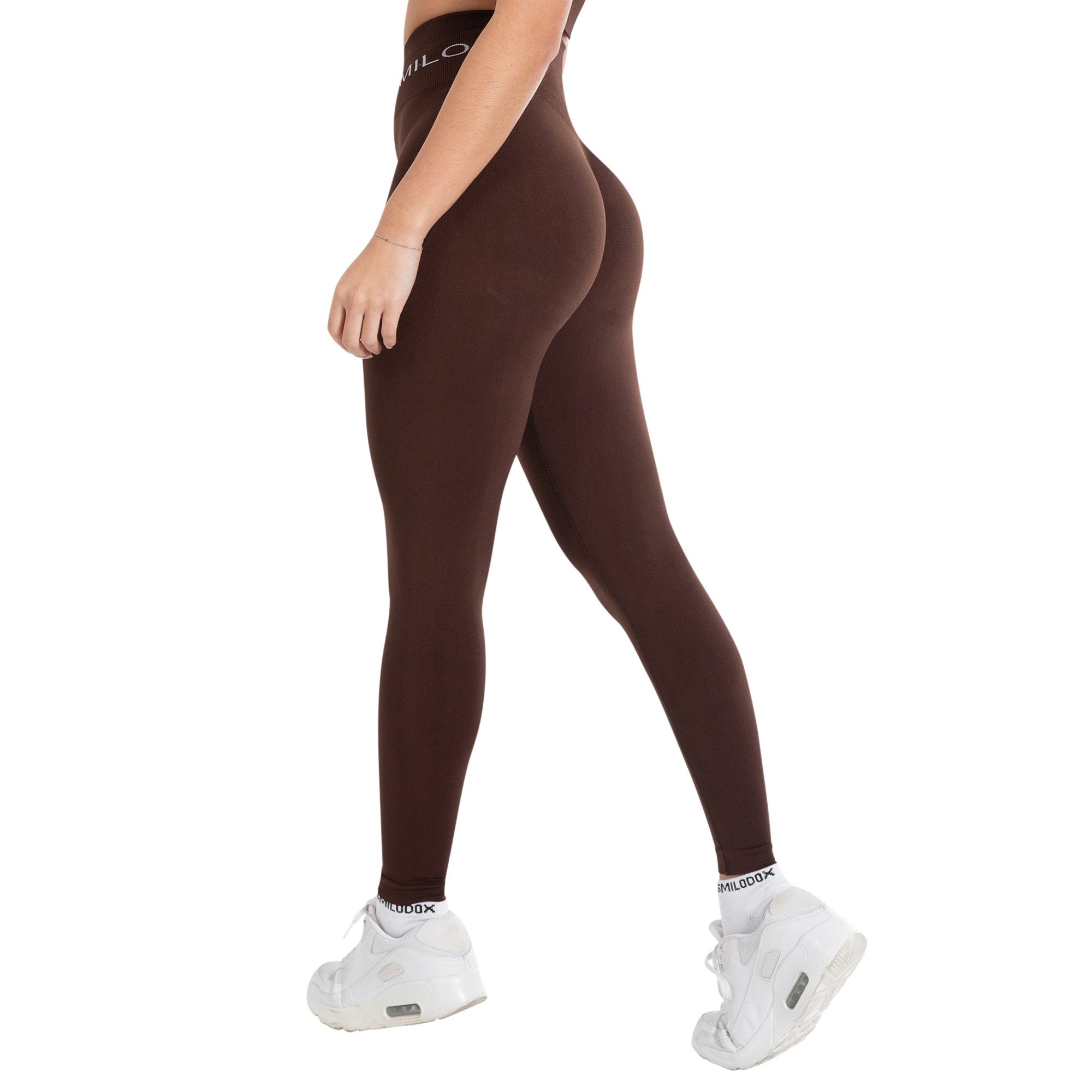 Smilodox Leggings Azura, Push Up Booy Fitnessleggings mit Schriftzug Sport günstig online kaufen