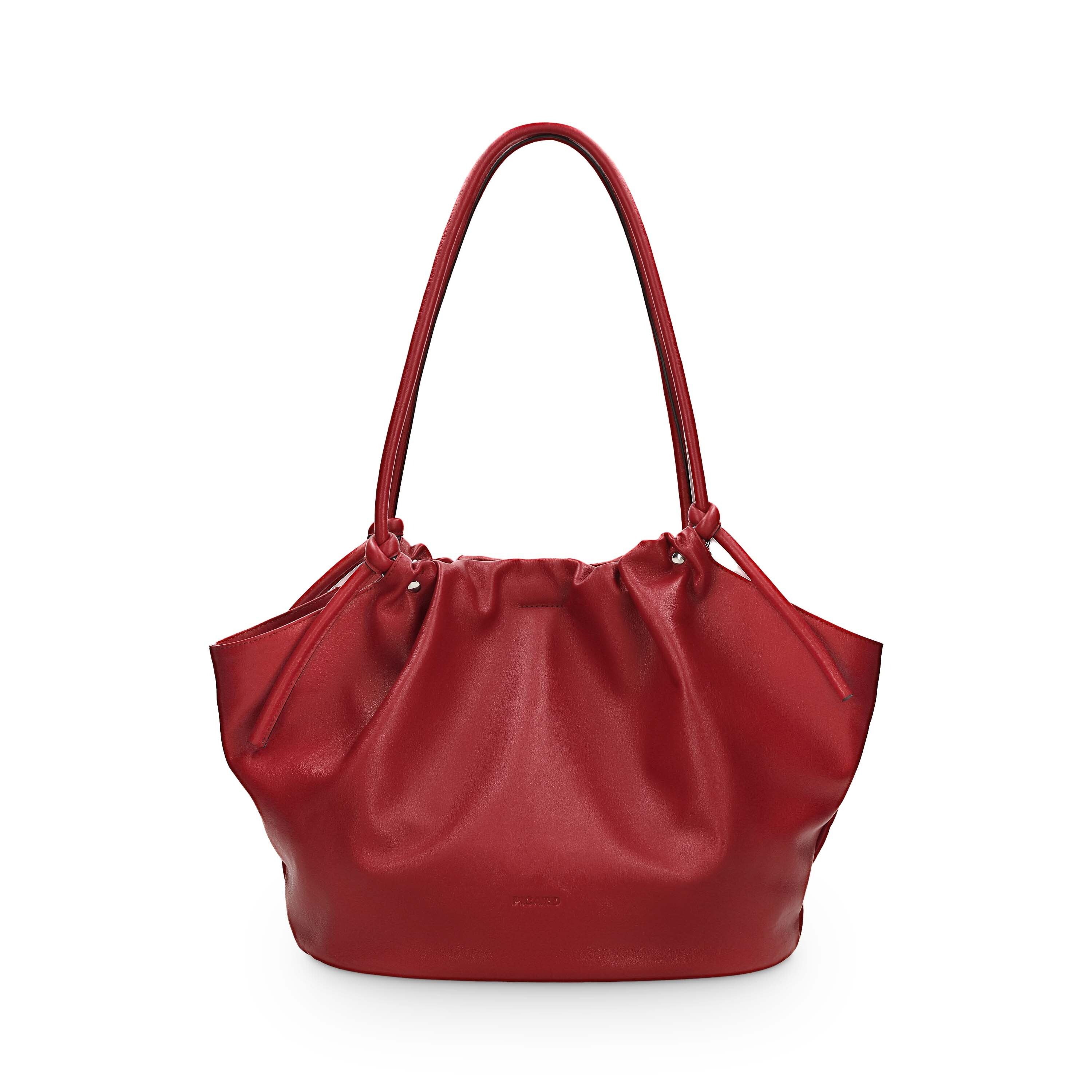 Picard Schultertasche PICARD Beuteltasche Dumpling aus Echtleder