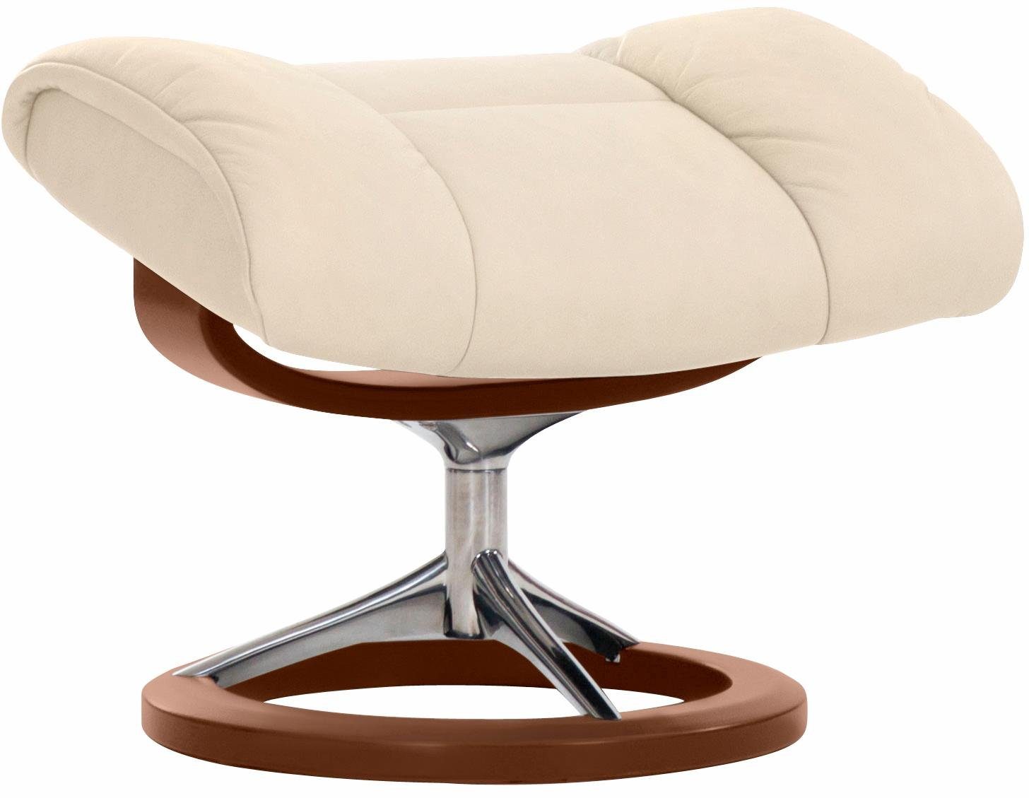 Stressless® Hocker Ruby, mit Signature Base, Gestell Eiche, Wenge, Braun & Schwarz