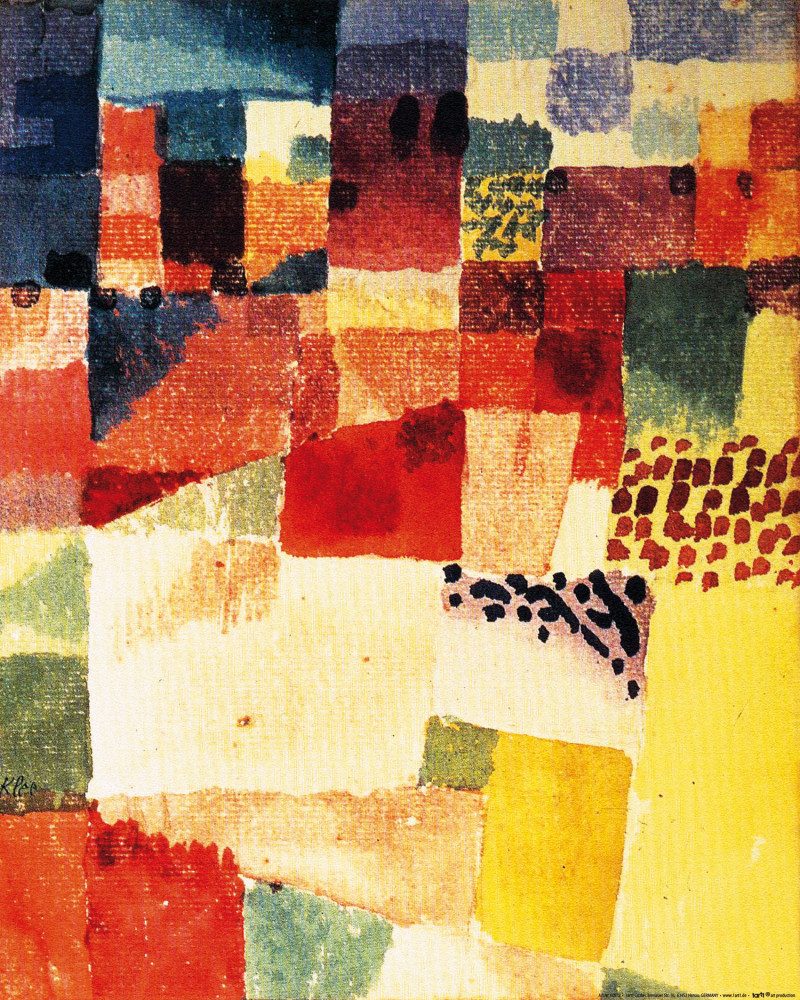 1art1 Poster Paul Klee Kunstdruck Bild - Motiv Aus Hammamet, 1914 (50 x 40 cm)