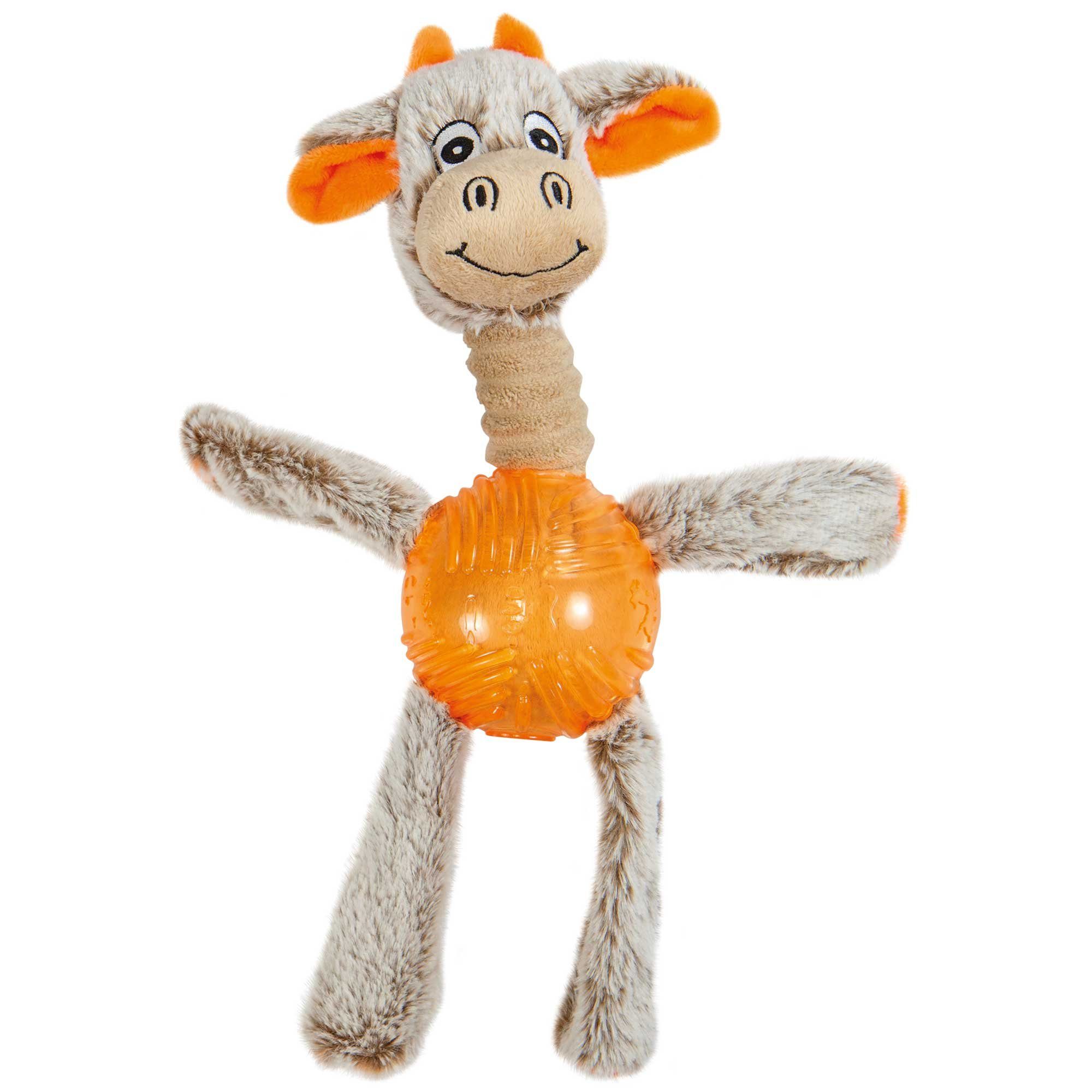 Nobby Tierkuscheltier »Plüsch Kuh mit Ball - Hundespielzeug«, Plüsch,  (1-tlg) Mit Quietscher online kaufen | OTTO