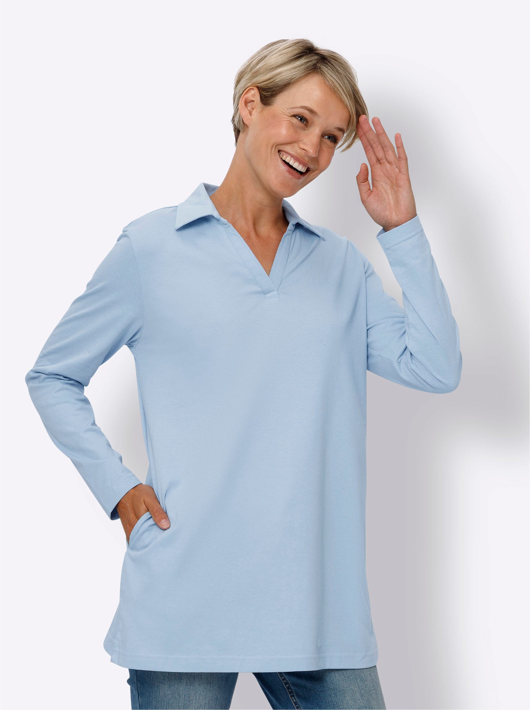 Sieh an! T-Shirt Langarmshirt günstig online kaufen