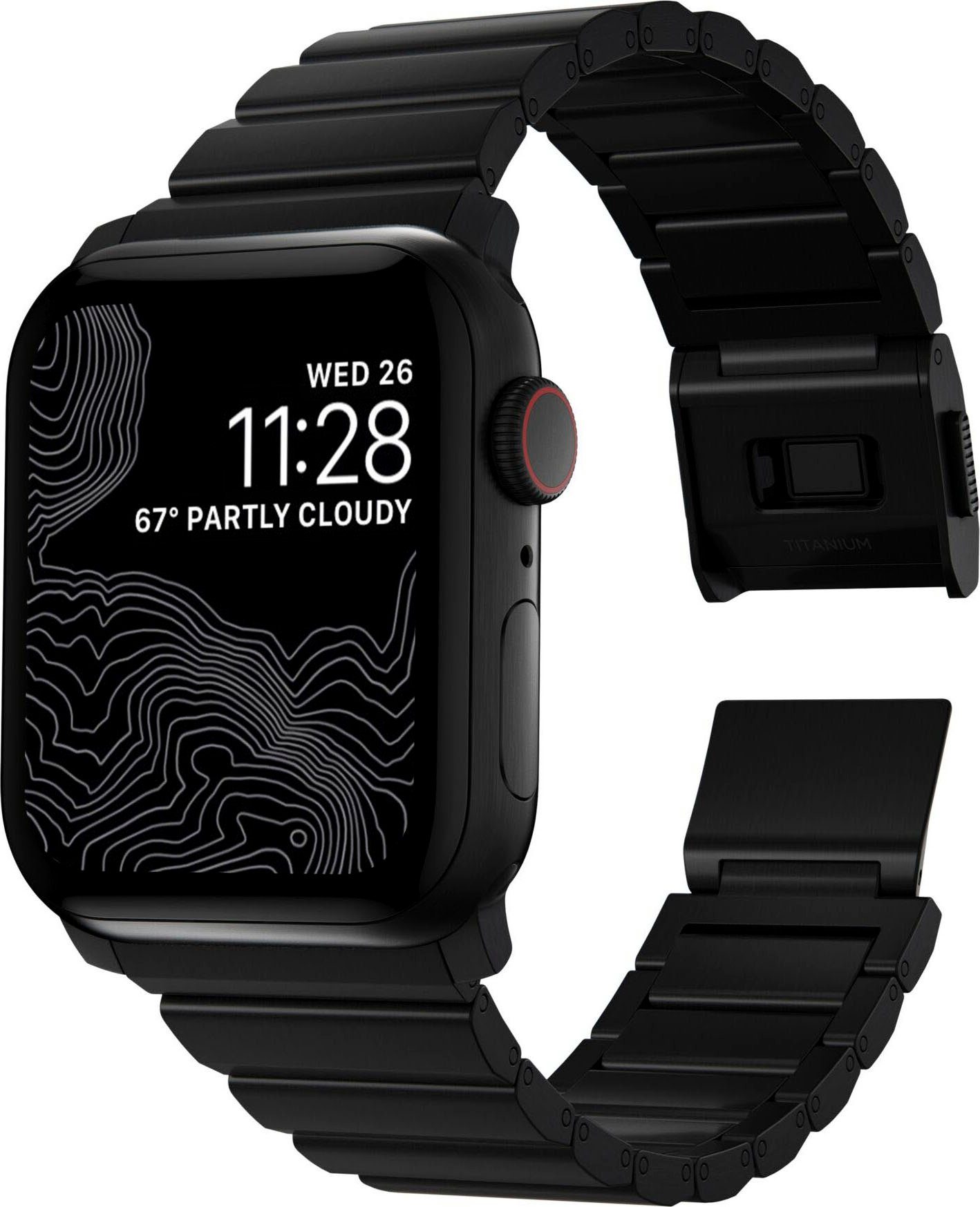 Nomad Smartwatch-Armband Strap Titanium V2 42/44/45/49mm günstig online kaufen