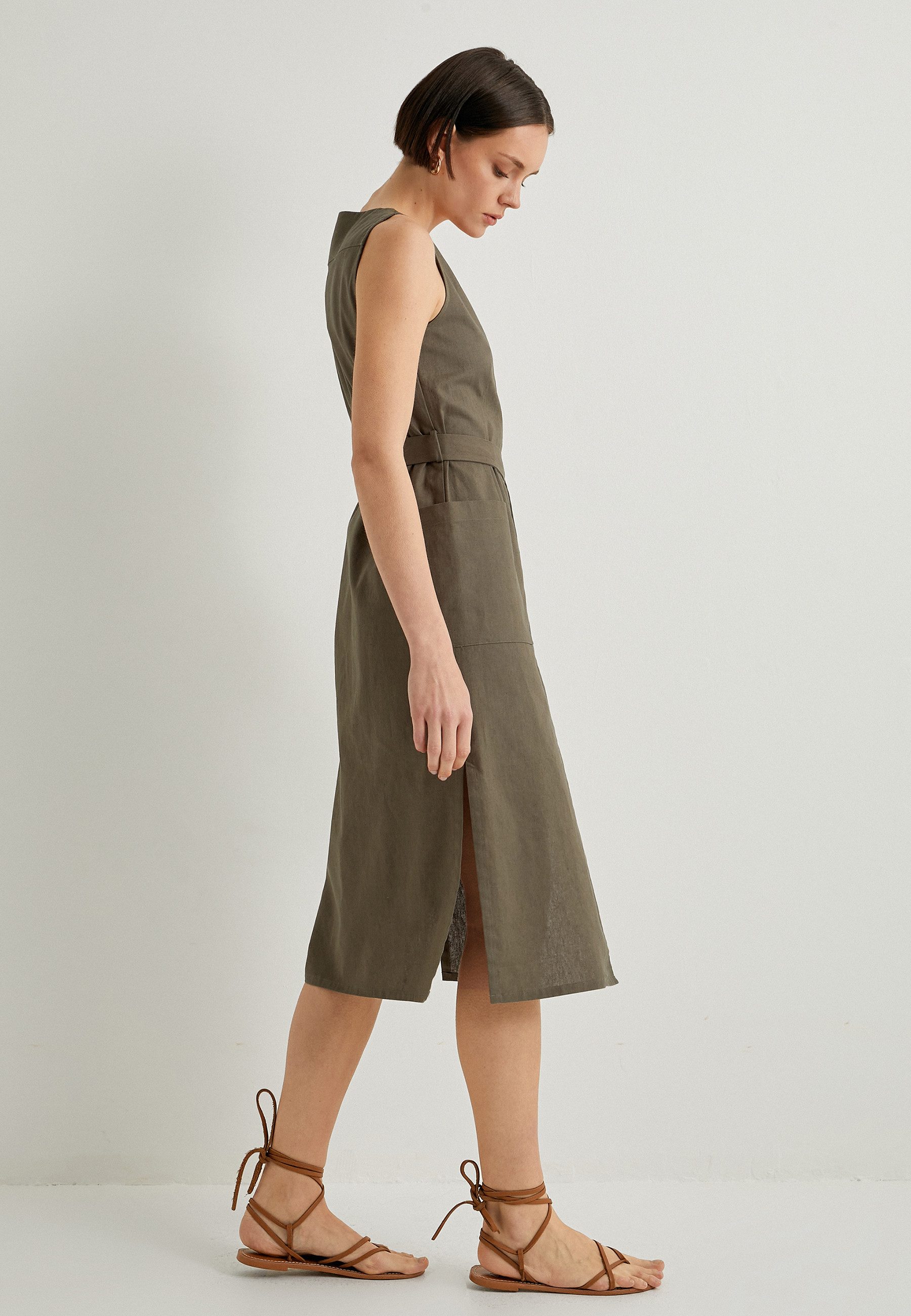 Midikleid Midi Länge Kleid