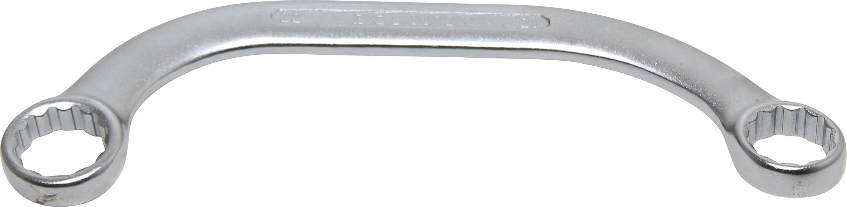 BGS technic Ringschlüssel C-Form Doppel-Ringschlüssel Zwölfkant, SW 21 x 22 mm