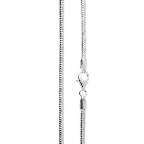 OSTSEE-SCHMUCK Silberkette - Schlange 2,4 mm - Silber 925/000 -, (1-tlg)