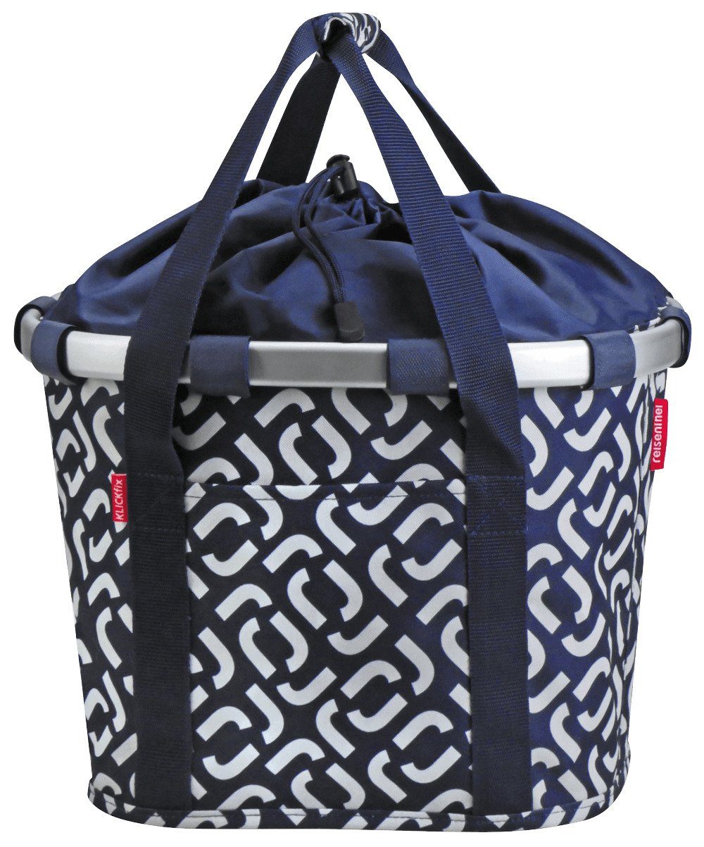 signature Vorderradkorb KlickFix "Bike Basket" navy Fahrradkorb,