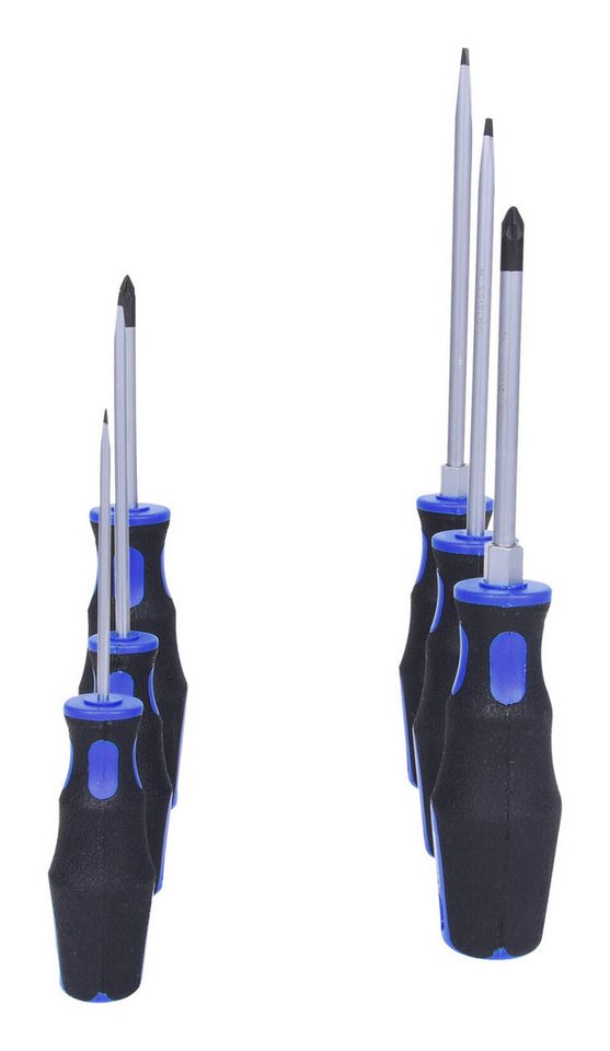 Thumbnail - KS Tools Schraubendreher ERGOTORQUEplus, (6 St), Satz, 6-teilig Schlitz, PZ