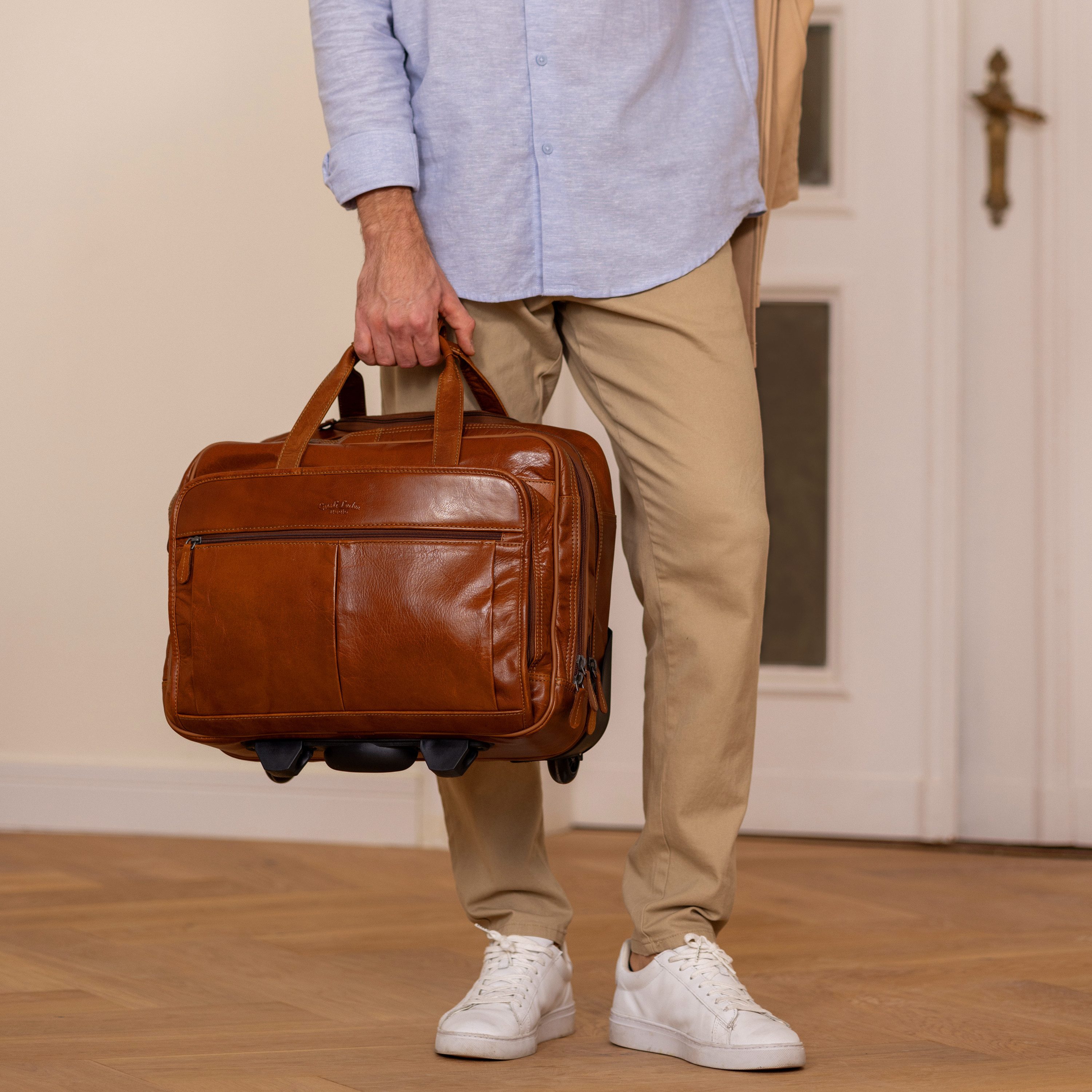 Gusti Leder Reisetasche Gusti Leder Trolley Duncan (1-tlg) günstig online kaufen