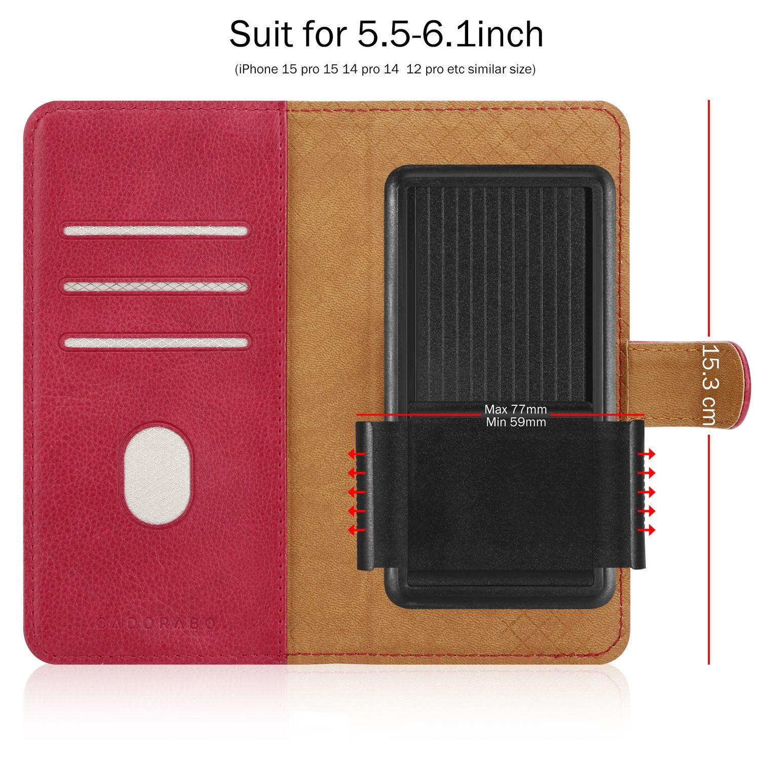 Cadorabo Handyhülle für Google PIXEL 3 Hülle Google PIXEL 3, Hülle mit Kartenfach 360 Grad Schutzhülle Flip Case Cover Handy Tasche