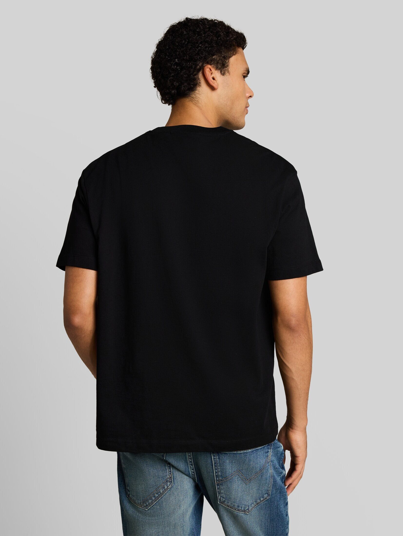 TOM TAILOR Denim T-Shirt T-Shirt (im Einserpack) Relaxed Fit T-Shirt mit Snoopy-Print
