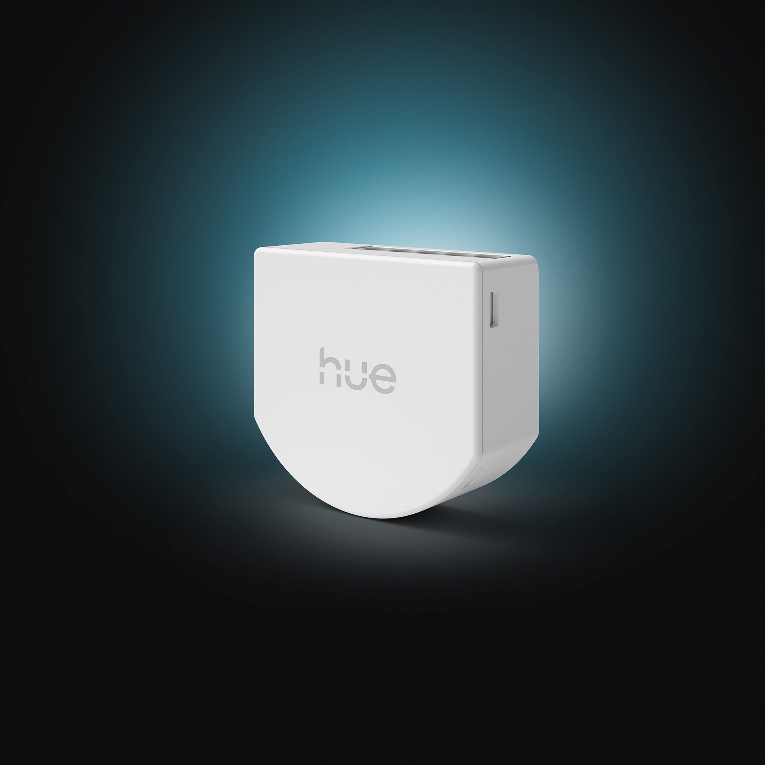 Philips Hue Schalter Wandschaltermodul, für nicht smarte Lampen (Ein/Aus), Netzbetrieb (Packung, 1-St), 1 Kanal/1C (6A / 1.760 W), App‑ & Sprachsteuerung