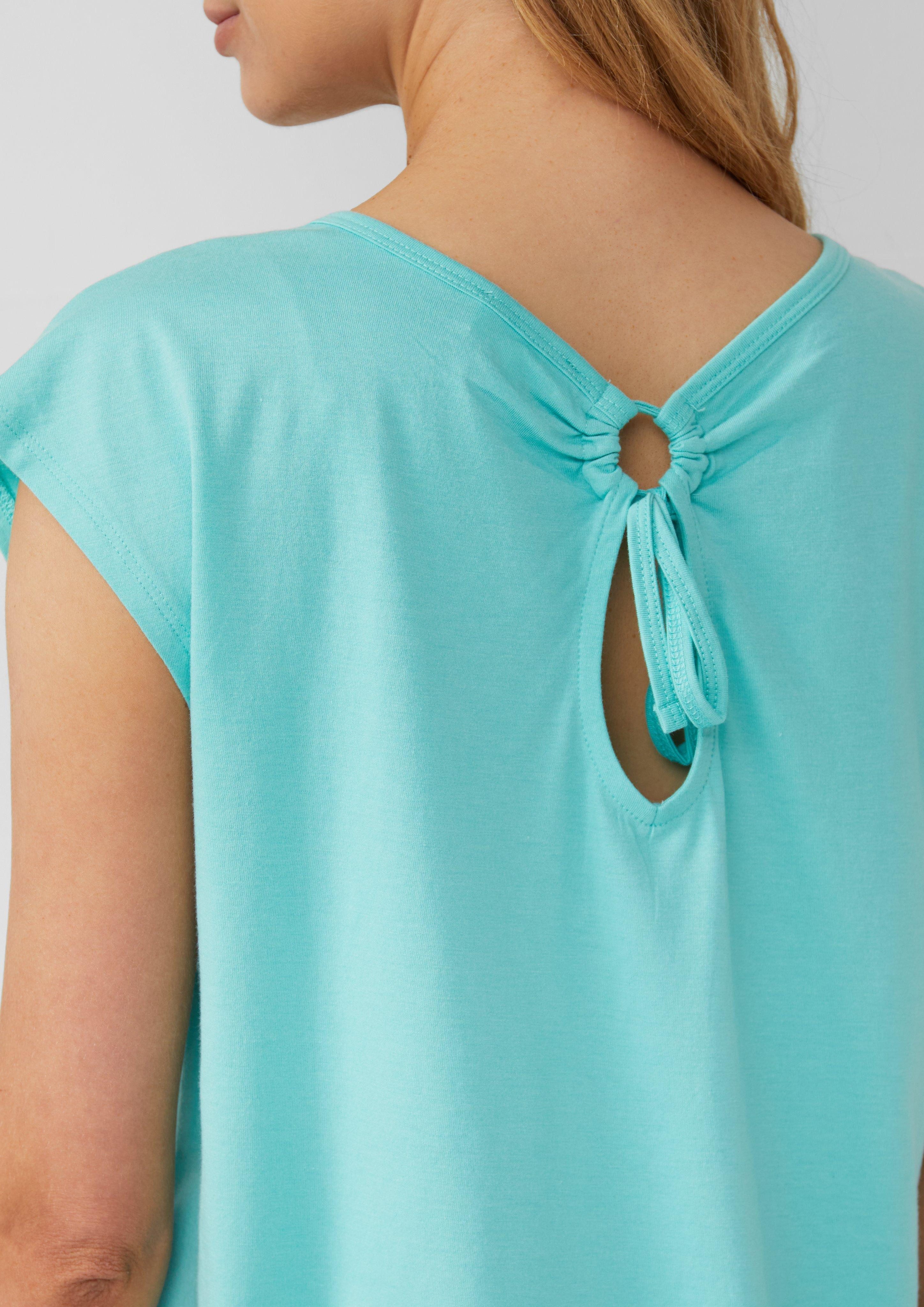 s.Oliver Shirttop Ärmelloses Relaxed-Fit-Shirt mit Cut-out günstig online kaufen