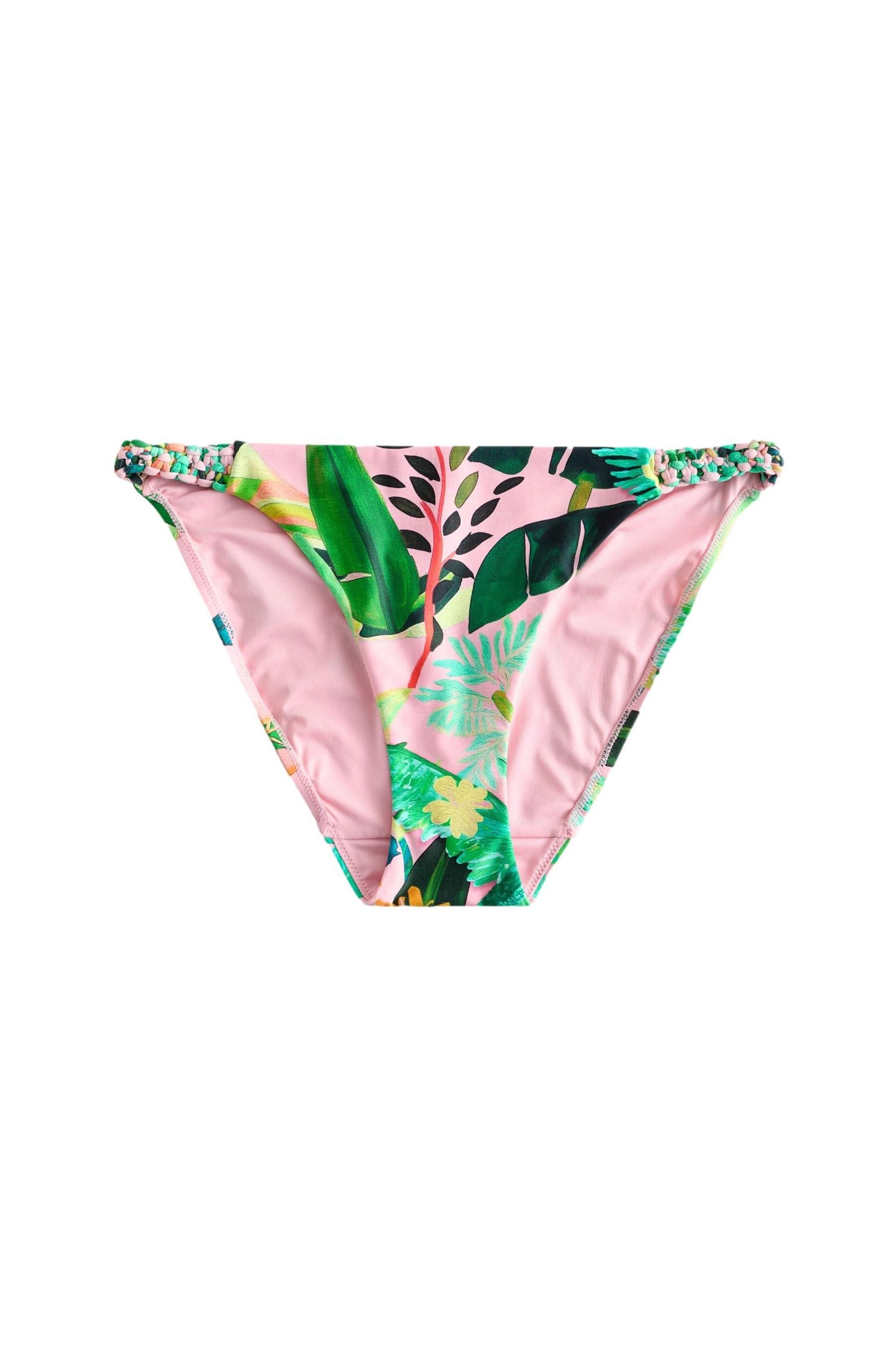 Bikini-Hose Makramee-Bikinihose mit hohem Beinausschnitt