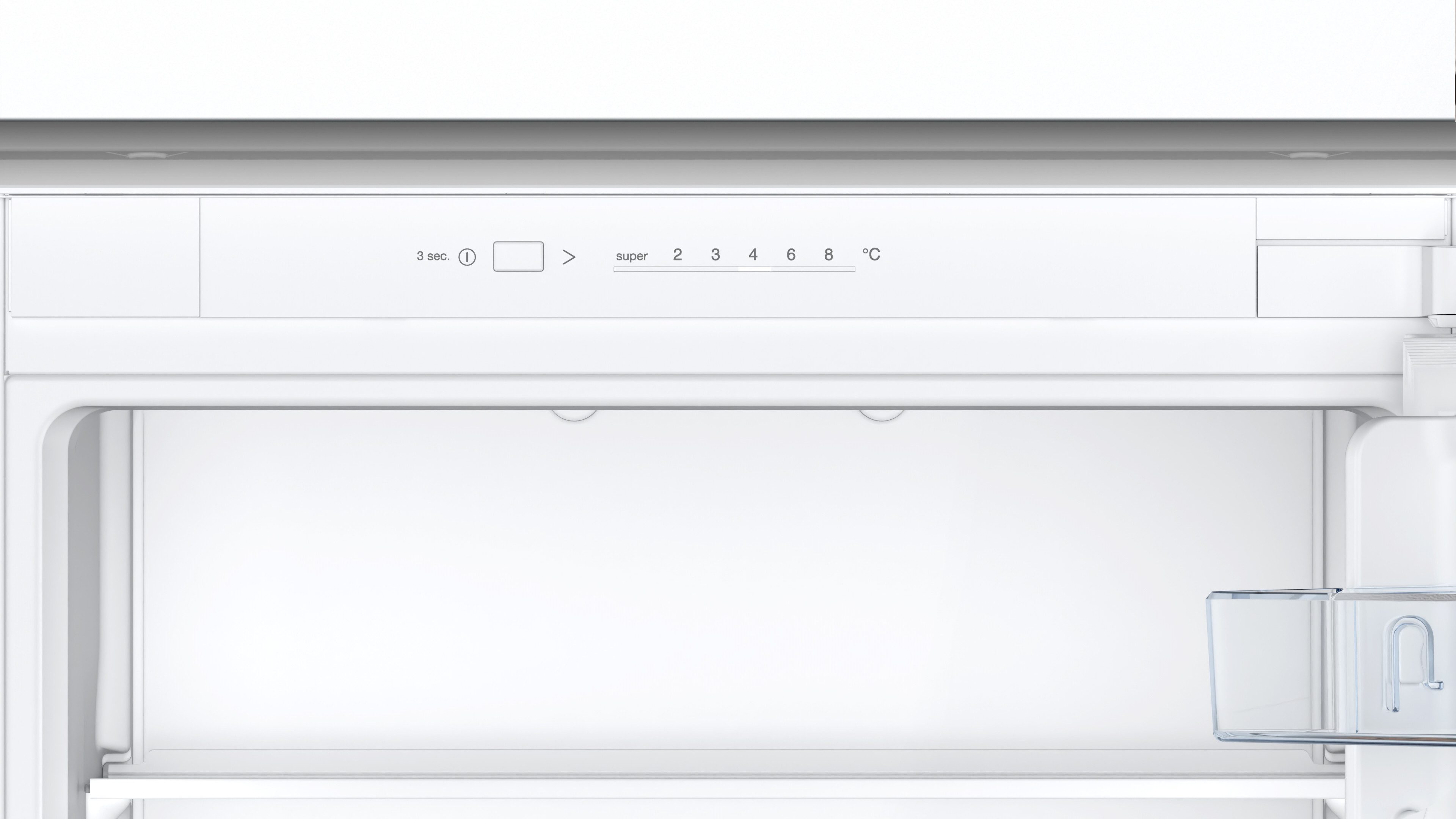 BOSCH Einbaukühlgefrierkombination Serie 2 KIV87NSE0, 177,2 cm hoch, 54,1 cm breit, Multi Box XXL: extragroße Schublade für Obst und Gemüse – Bild 4 von 5
