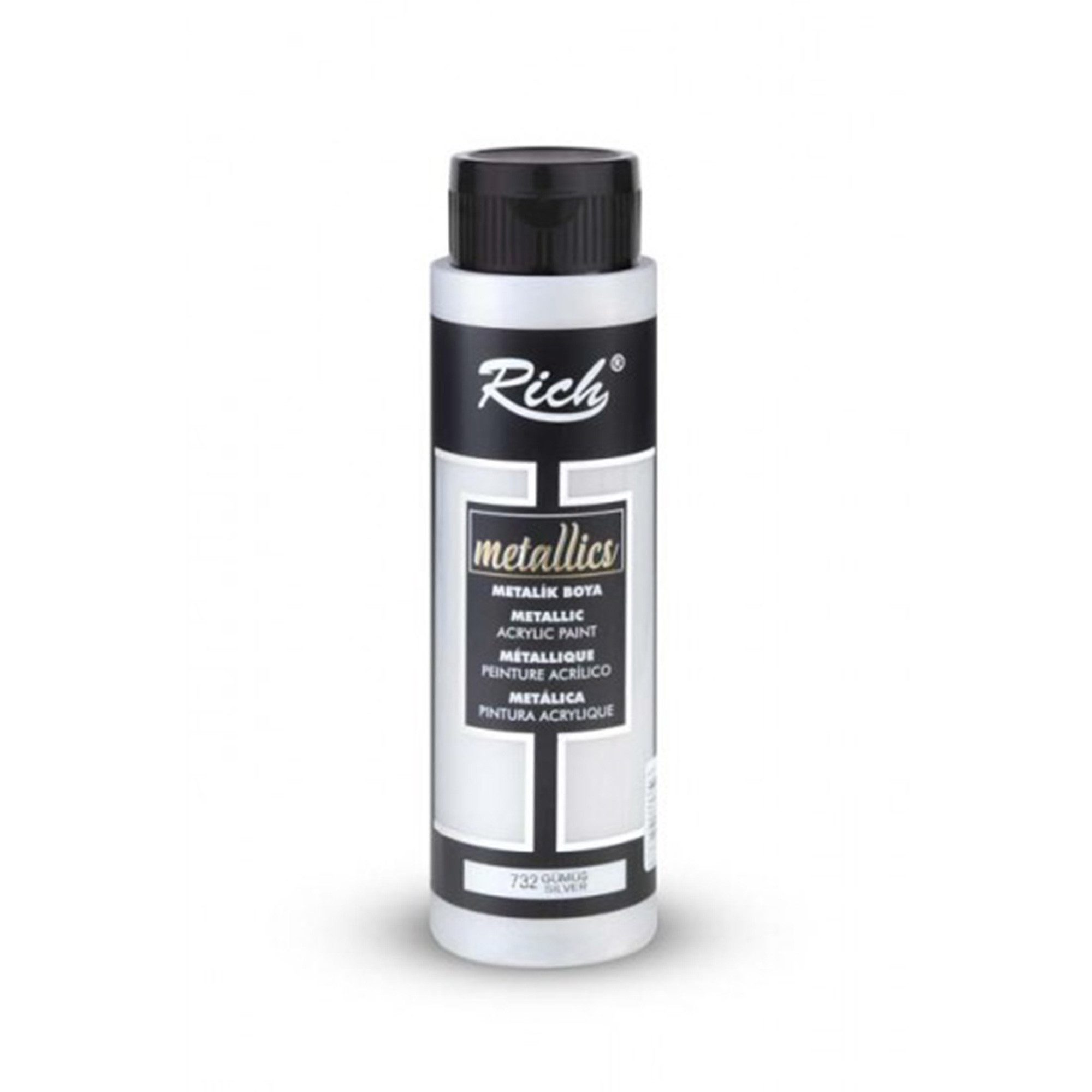 RICH Acrylfarbe Rich Metallics Effektfarbe Paint - 25/60/120/500 ml - Uber 10 Farben
