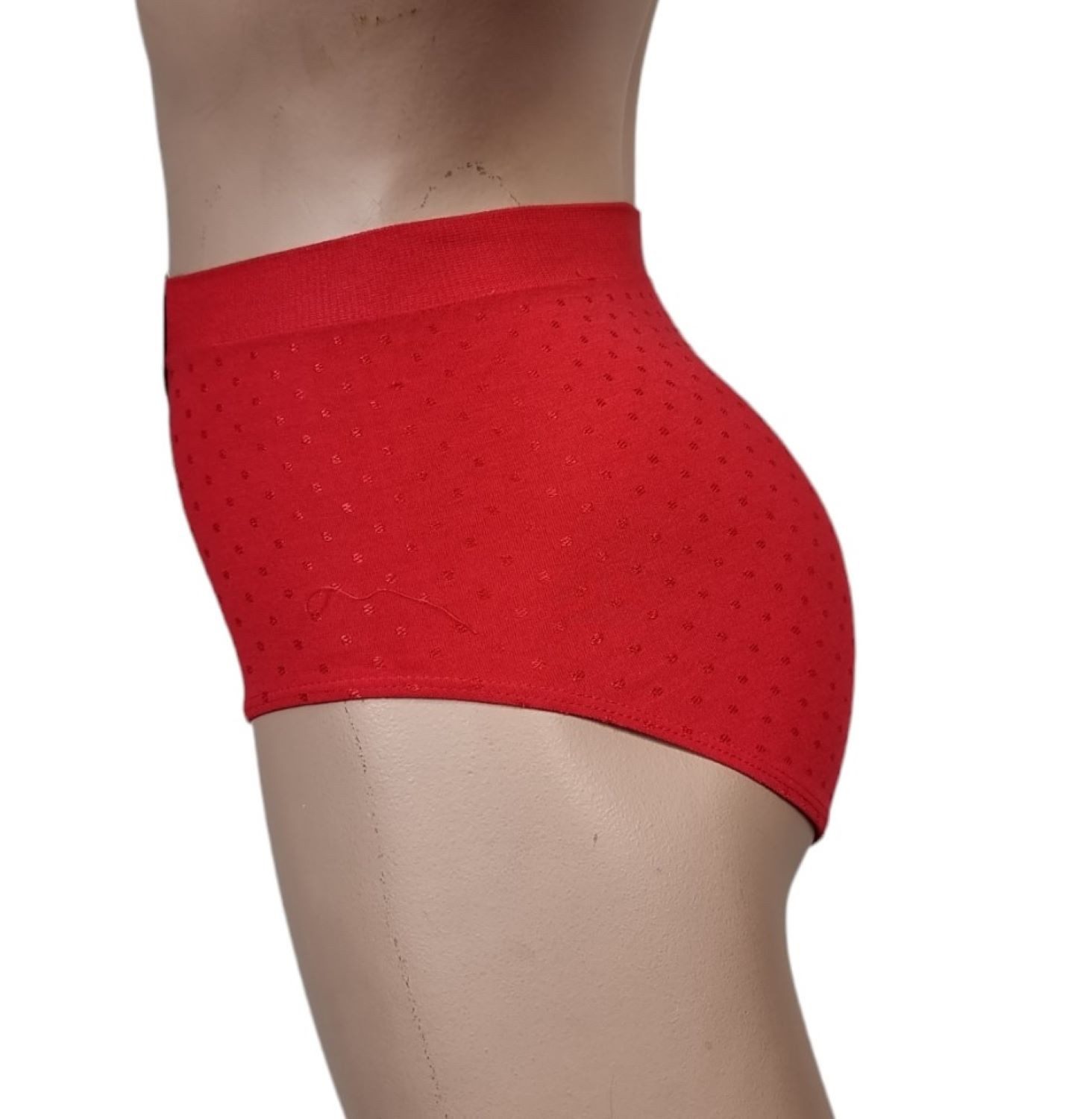 Dekker Taillenslip Damen Hüftslip Seamless 3er Pack ohne Nähte super elastisch (Packung, 3er - Pack) Satinpünktcken