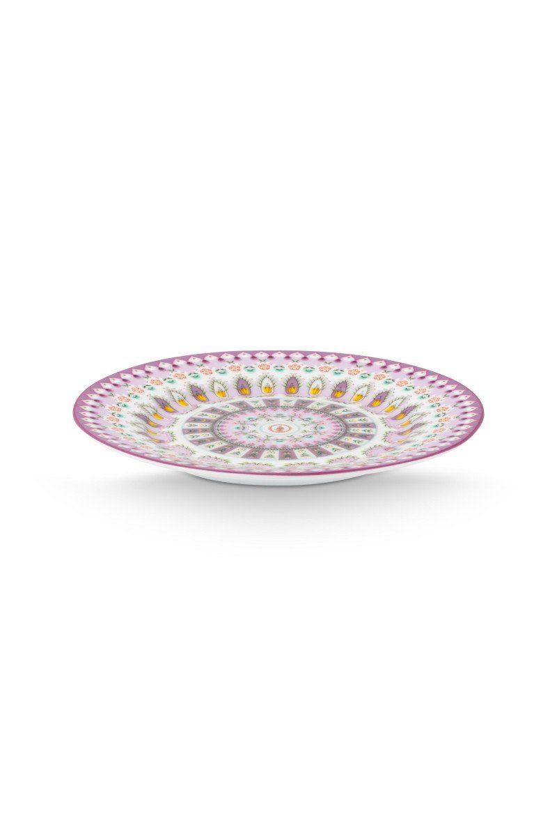 PiP Studio Brotteller Lily&Lotus Brotteller lila bunt 17cm, Plate Lily&Lotus Moon Delight Multi 17cm