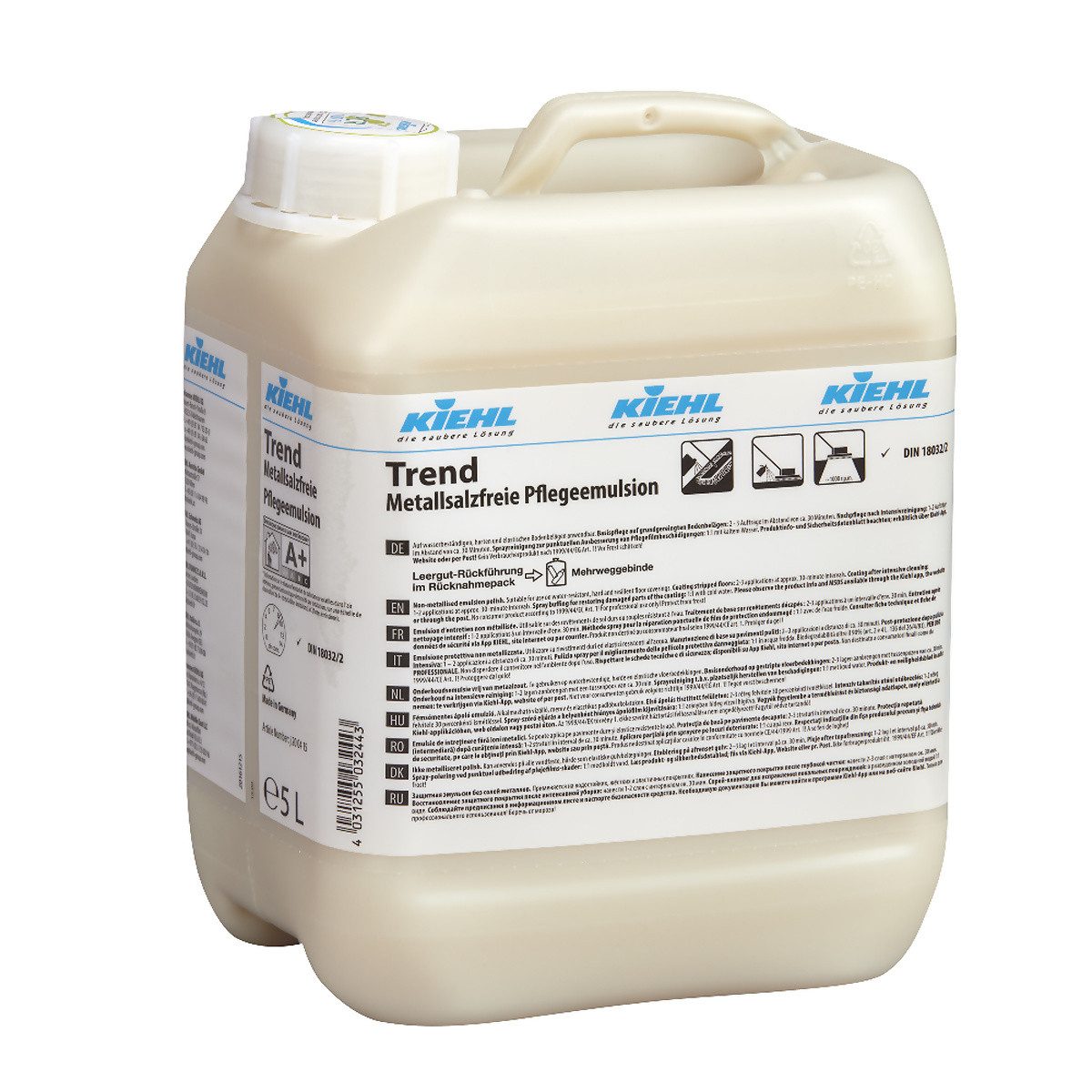 Kiehl Trend 5 l Metallsalzfreie Pflegeemulsion (DIN 18032) Bodenpflegemittel