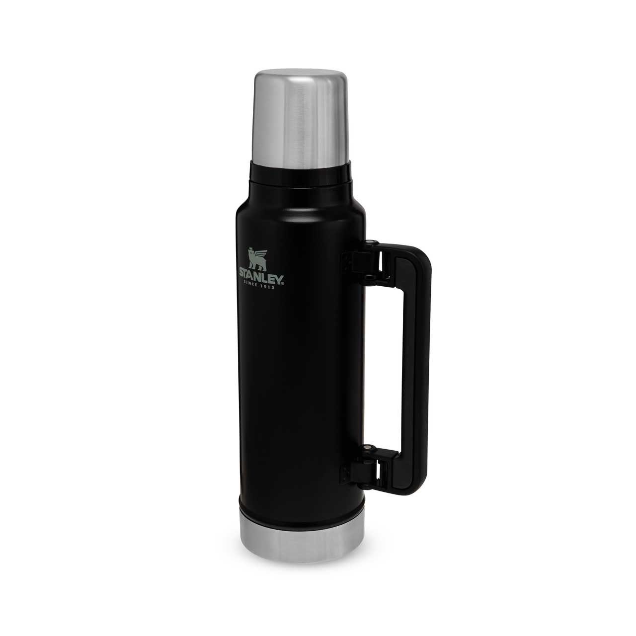 Herbertz Thermoflasche Stanley CLASSIC VAKUUM-FLASCHE 1,4 l in Schwarz