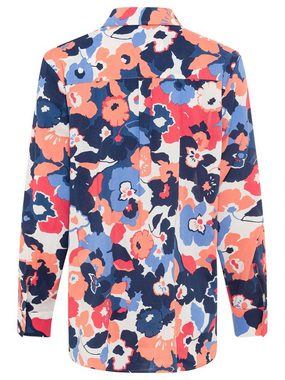 Olsen Langarmbluse mit floralen Allover-Print