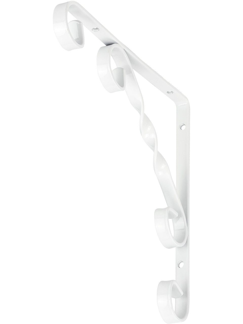 Vormann Wandregalhalter Vormann Schmiedeeiserne Konsolen weiß 20.2 x 20.2