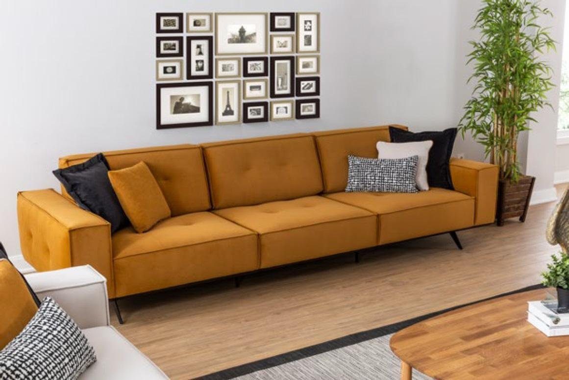 JVmoebel 4-Sitzer Sofa Viersitzer Möbel Couchen Polster Sofas Textil Stoff Einrichtung