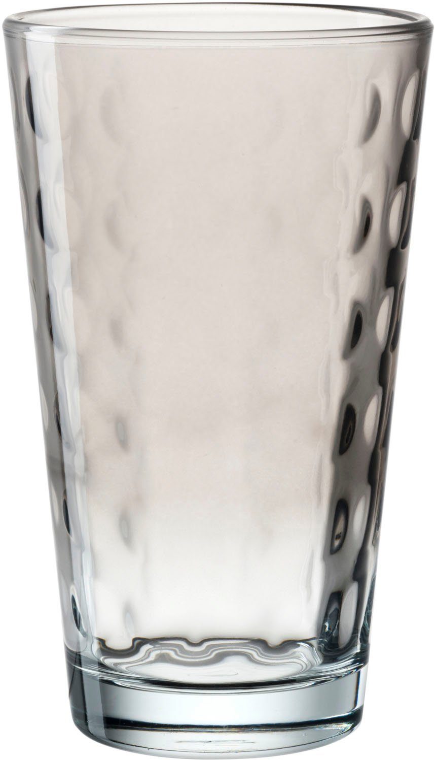 LEONARDO Gläser-Set OPTIC, Glas, 540 ml, 4-teilig