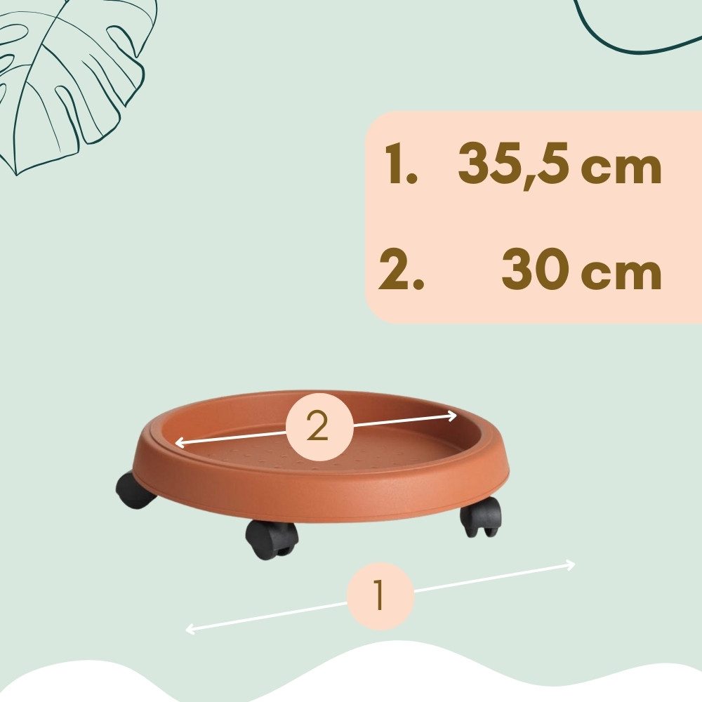 GarPet Pflanzenroller 2x Pflanzen Roller Outdoor günstig online kaufen