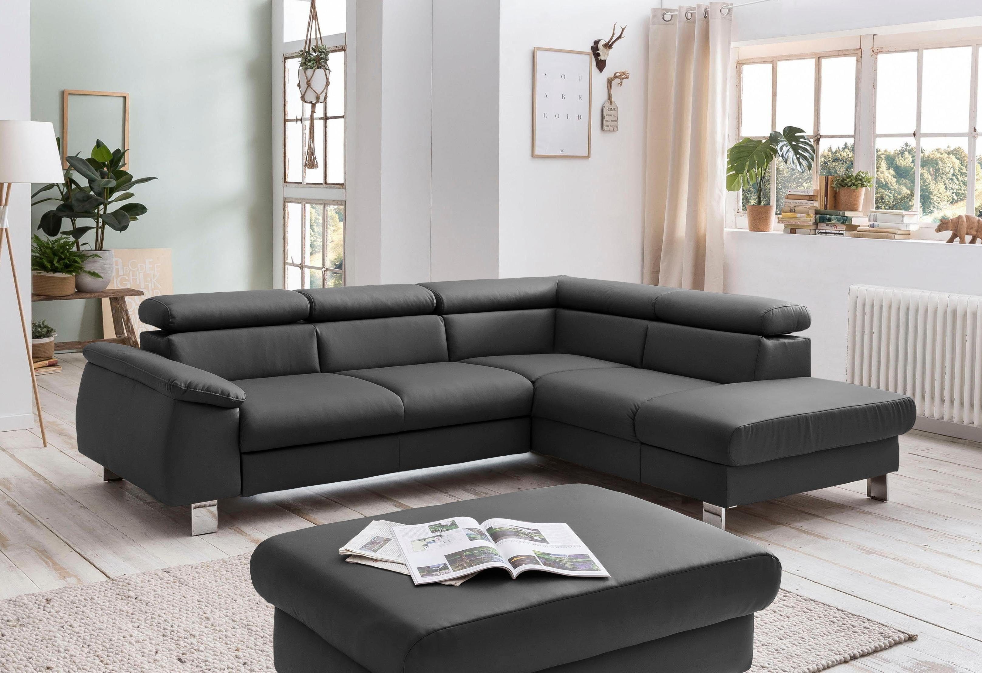 COTTA Polstergarnitur Komaris L-Form, (Set), Set bestehend aus: Ecksofa mit günstig online kaufen