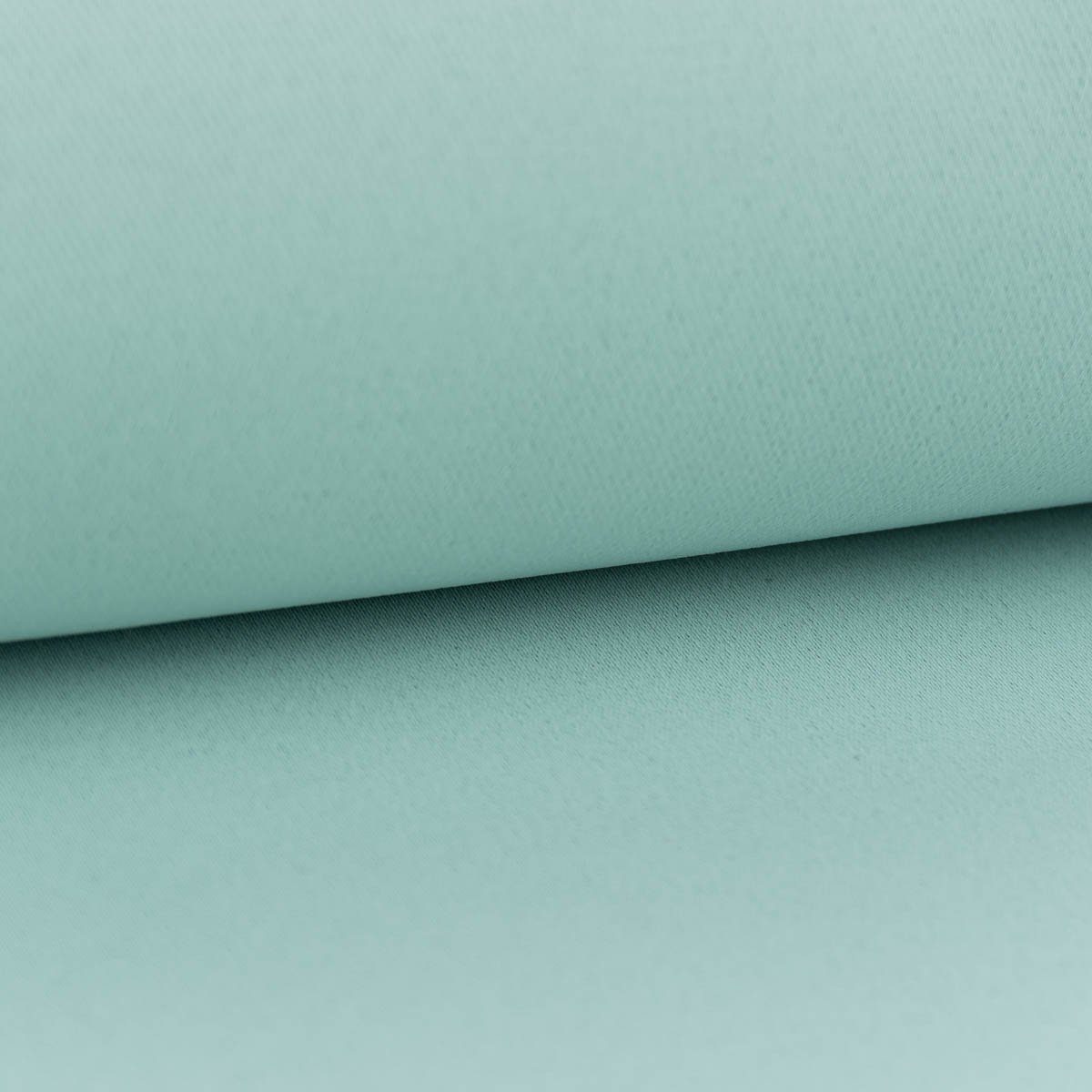 SCHÖNER LEBEN. Stoff Verdunklungsstoff Meterware Dim Out Vorhangstoff blau 140cm, doubleface,pflegeleicht