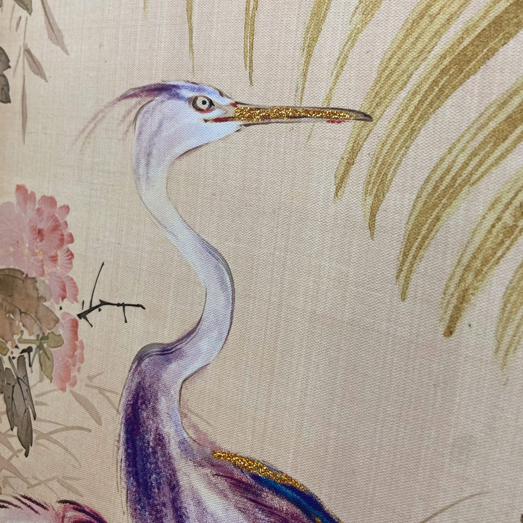 Art for the home Leinwandbild Reiher, (1 St)