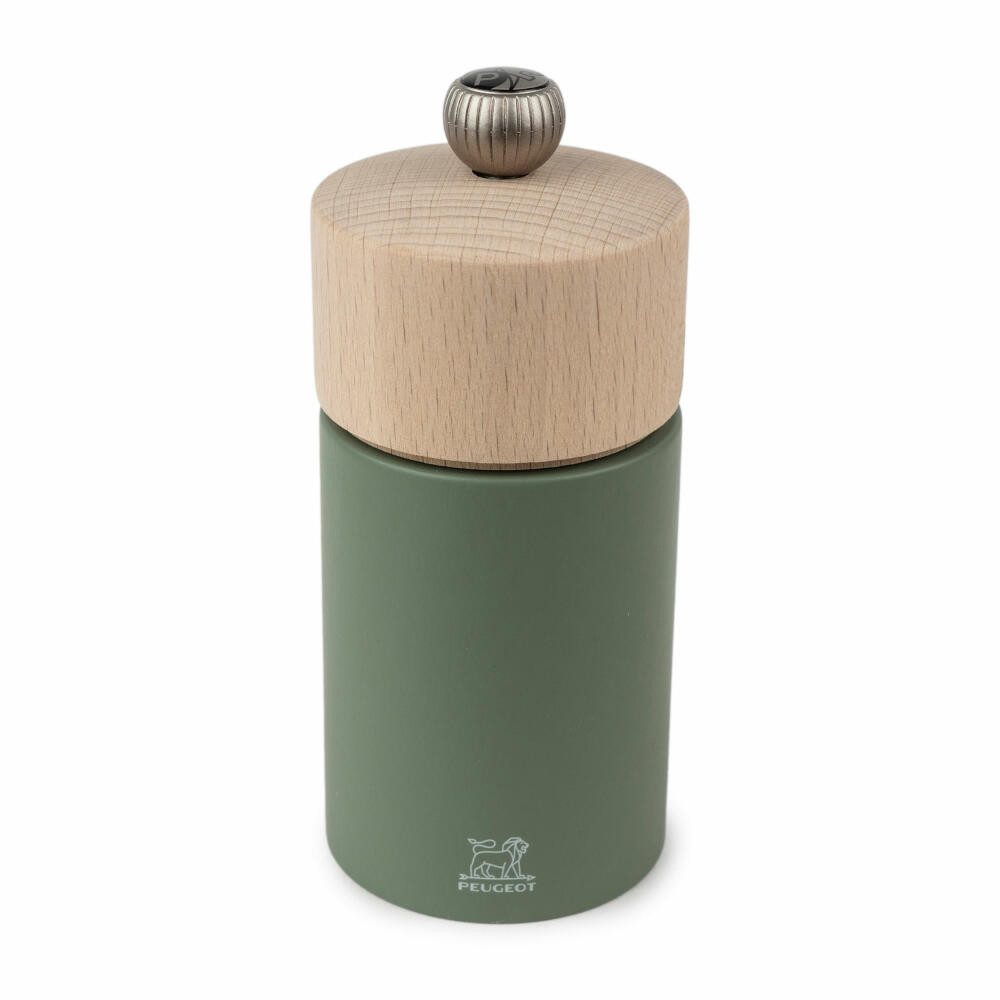 PEUGEOT Pfeffermühle BOREAL 12cm Zirkonia-Mahlwerk Buchenholz Olivgrün Manuell