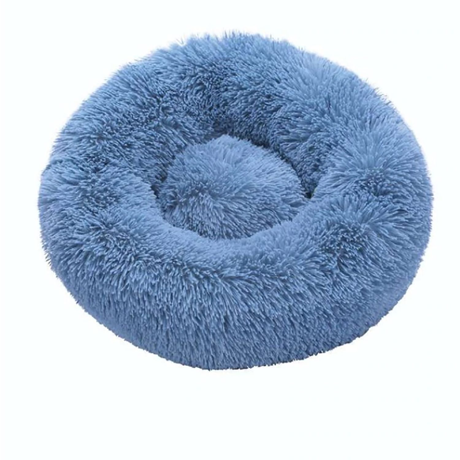 TPFLiving Tierkorb aus Baumwolle - Flauschiges Hundekörbchen / Katzenkörbchen, Plüsch Hundebett Rund - Verschiedene Farben - 60cm - 100cm Durchmesser