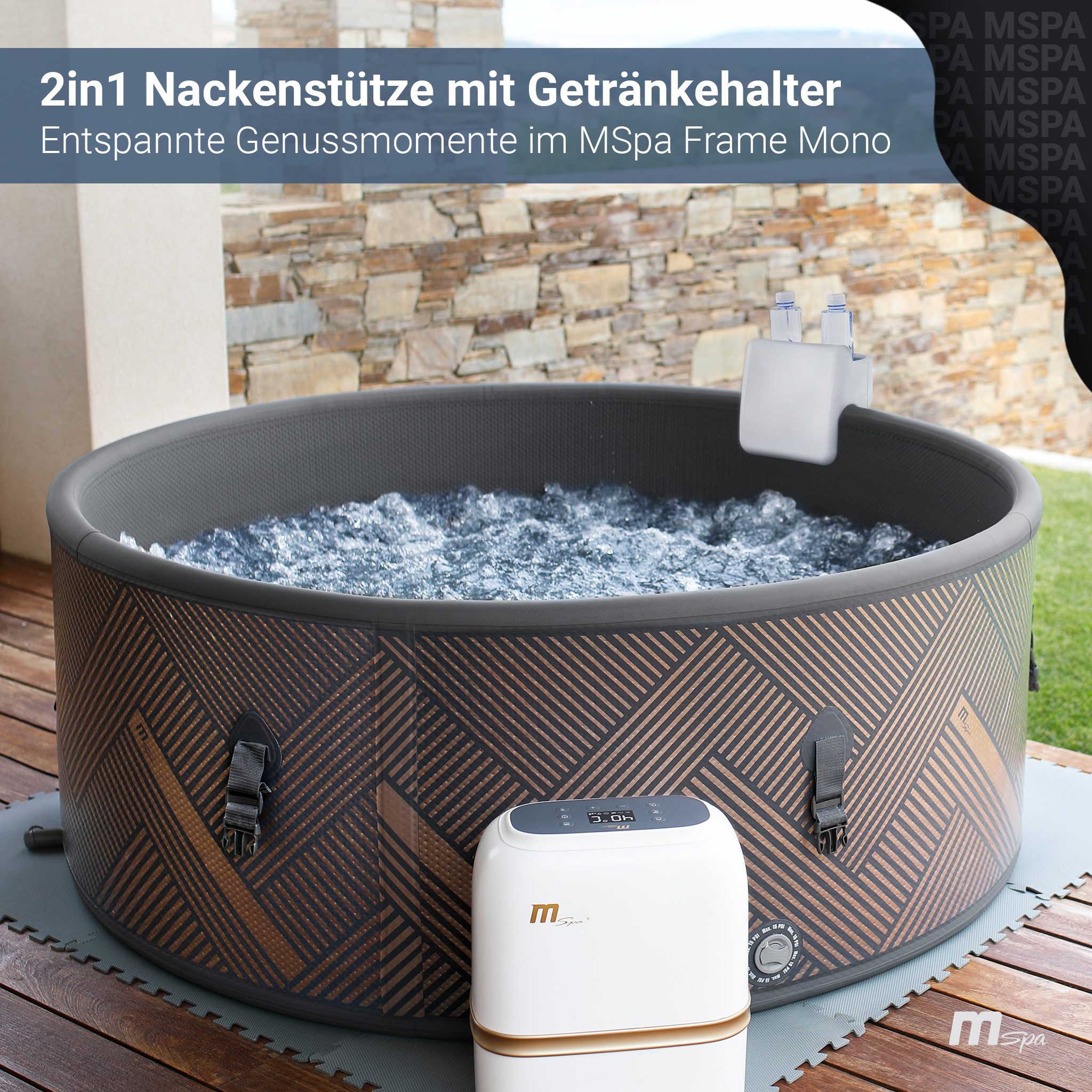 mSpa Whirlpoolkopfstütze Comfort-Set 2in1 Nackenstütze & günstig online kaufen