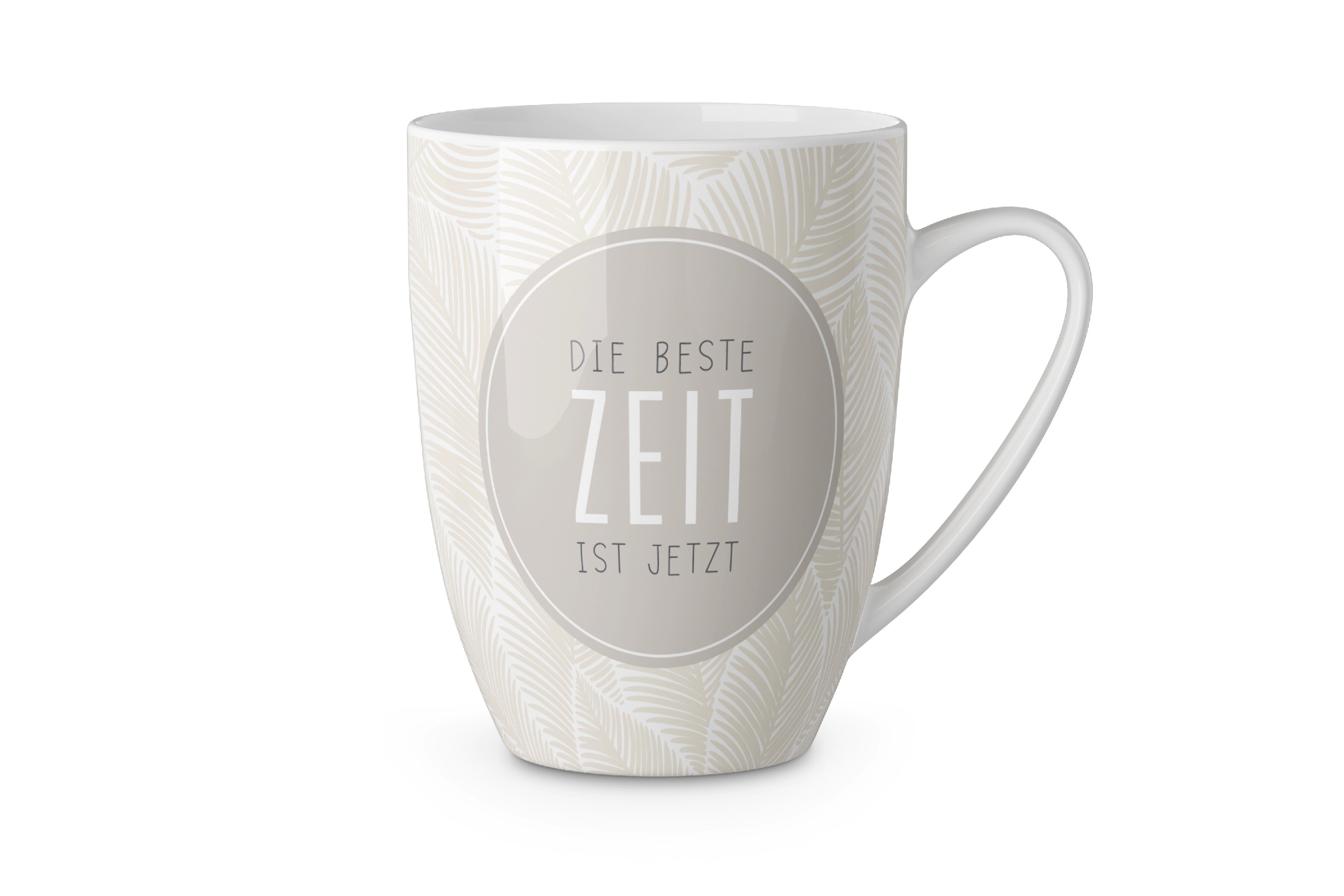 Feder Kaffeebecher 950391 250ml Material: La Tasse la vida, Keramik Kaffeetasse dich Vida für Becher Tasse Tee