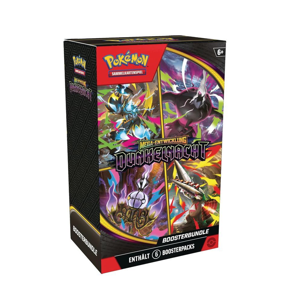 POKÉMON Sammelkarte Booster-Bundle Pokemon Sammel-Karten deutsch Dunkelnacht