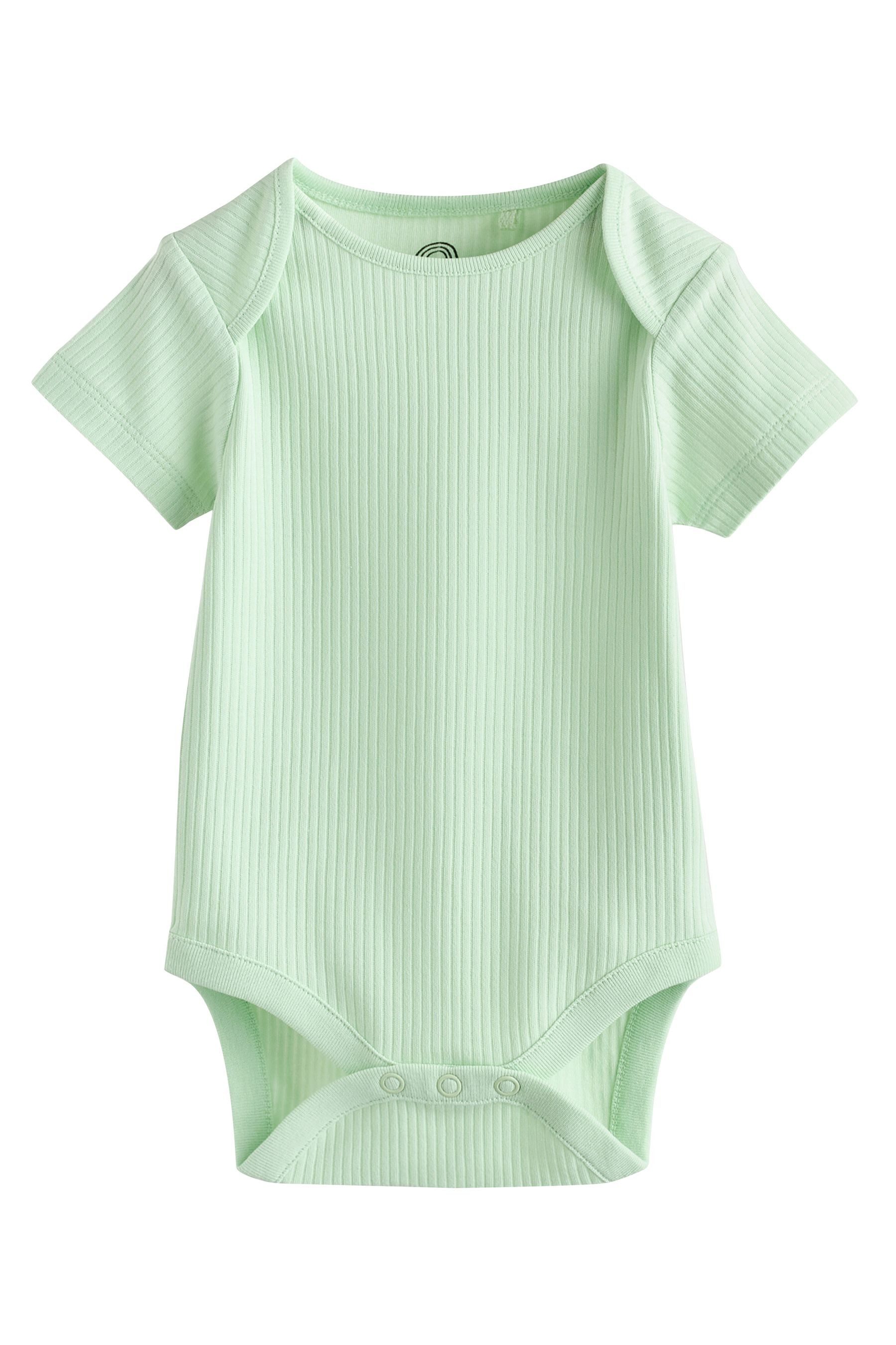 Next Kurzarmbody Kurzärmelige Baby Bodysuits im 5er-Pack (5-tlg)