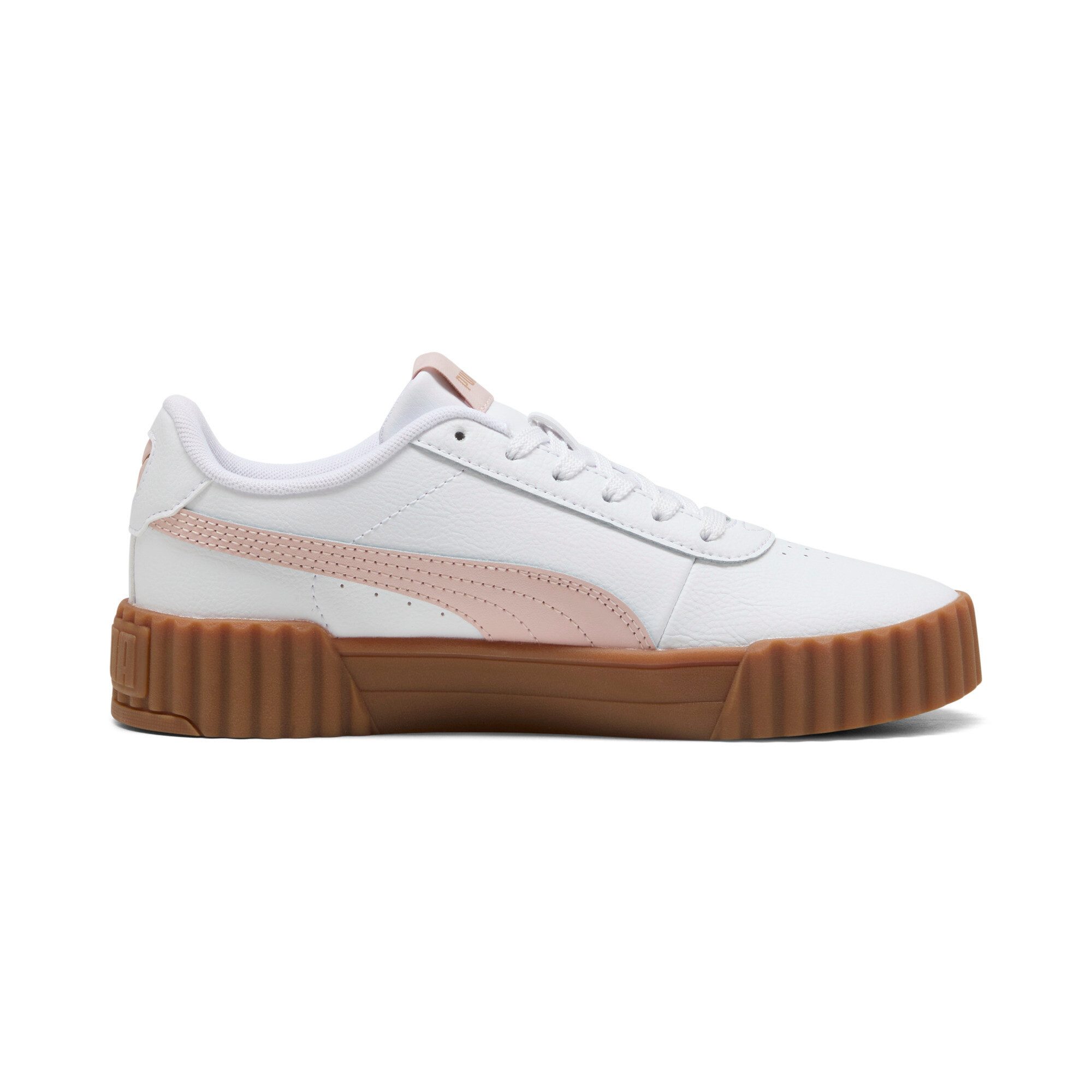 PUMA CARINA 3.0 Sneaker im klassischen Tennis-Stil, mit Schnürung, mit weichem Textilfutter