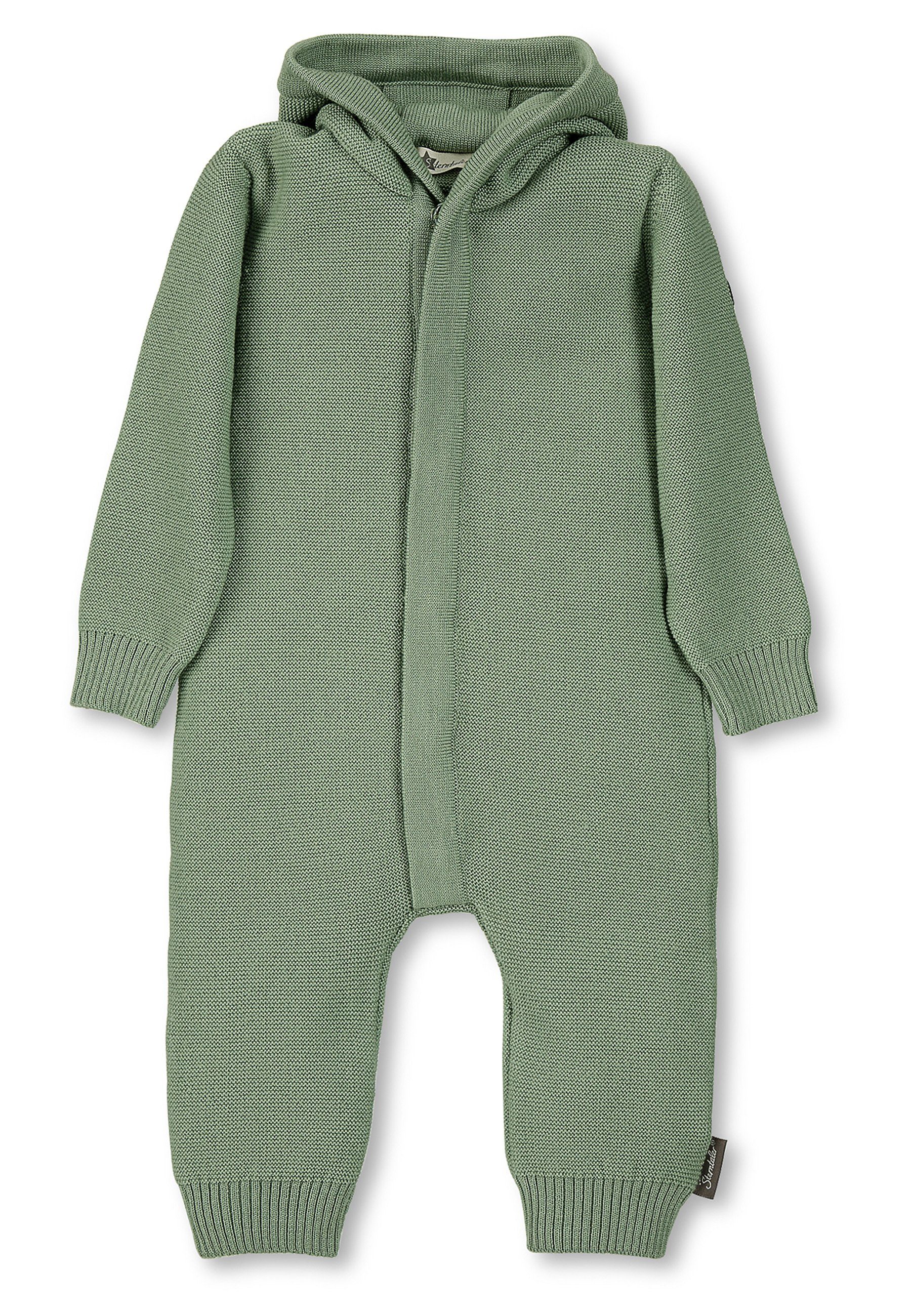Overall Strick-Overall Sterntaler® Wolle (Merino) grün aus