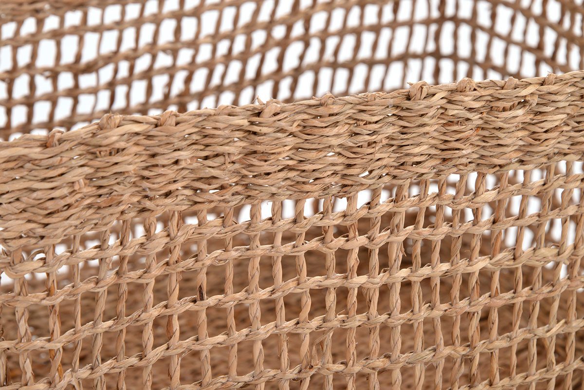 Lycce Dekokorb Aufbewahrungskorb SEEGRAS Deko-Korb Korb Tasche Korbtasche Flechtkorb