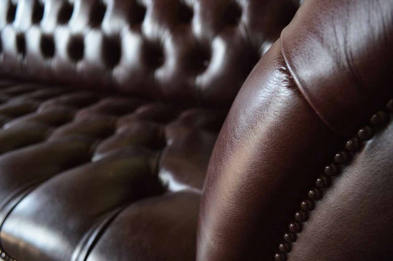 JVmoebel Chesterfield-Sofa Sofa Sofort, Made Leder Teile, 1 in Europa Sitz 100% Polster Braun Couchen Chesterfield Leder