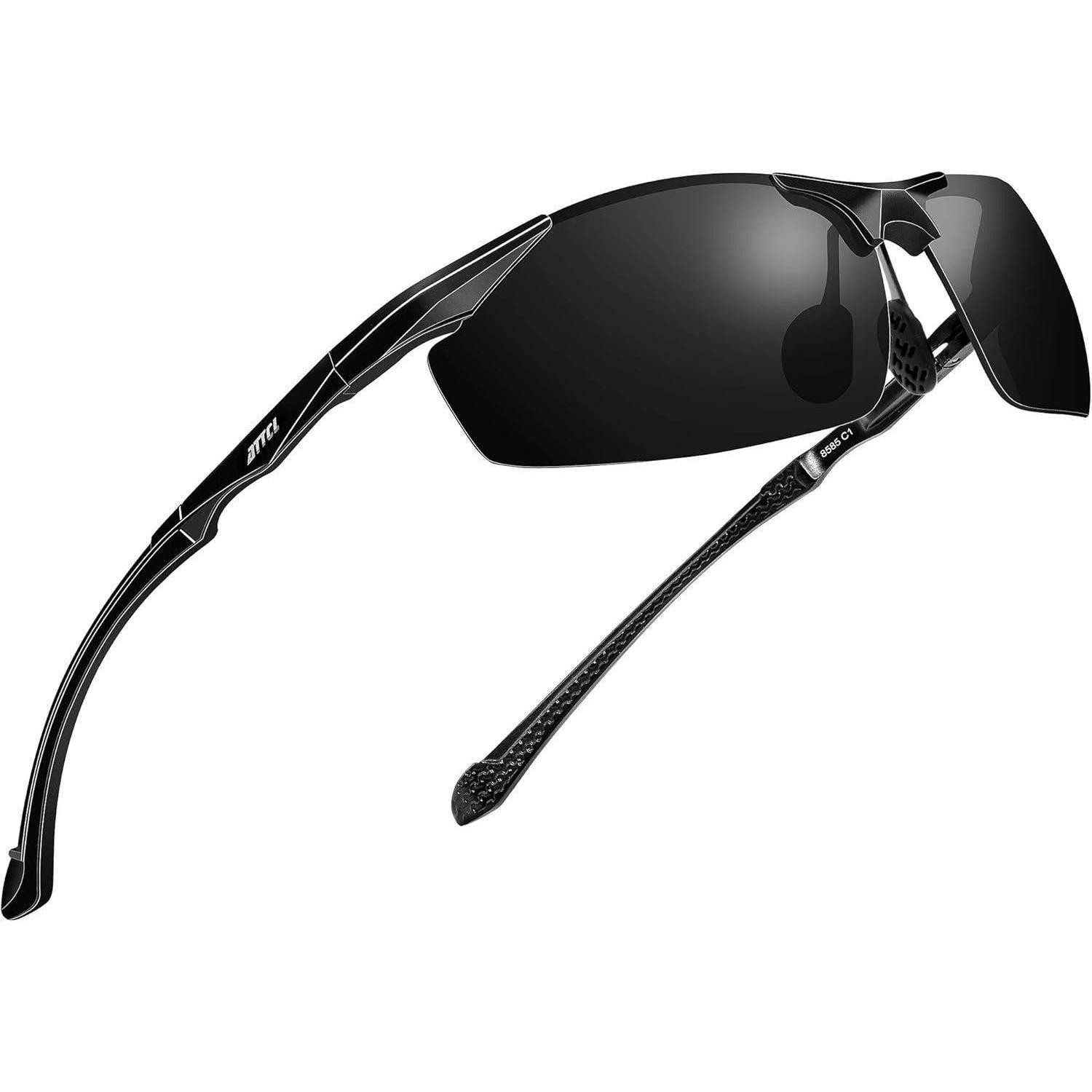 LuxusKollektion Sonnenbrille Sonnenbrille Polarisierte Herren UV 8585-schwarz Non Verspiegelt