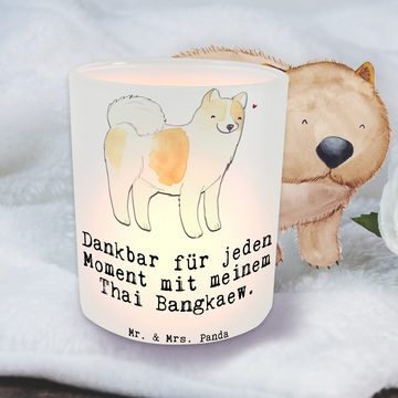 Mr. & Mrs. Panda Windlicht Thai Bangkaew Moment - Transparent - Geschenk, Kerzenglas, Teelichter (1 St), Gemütlich