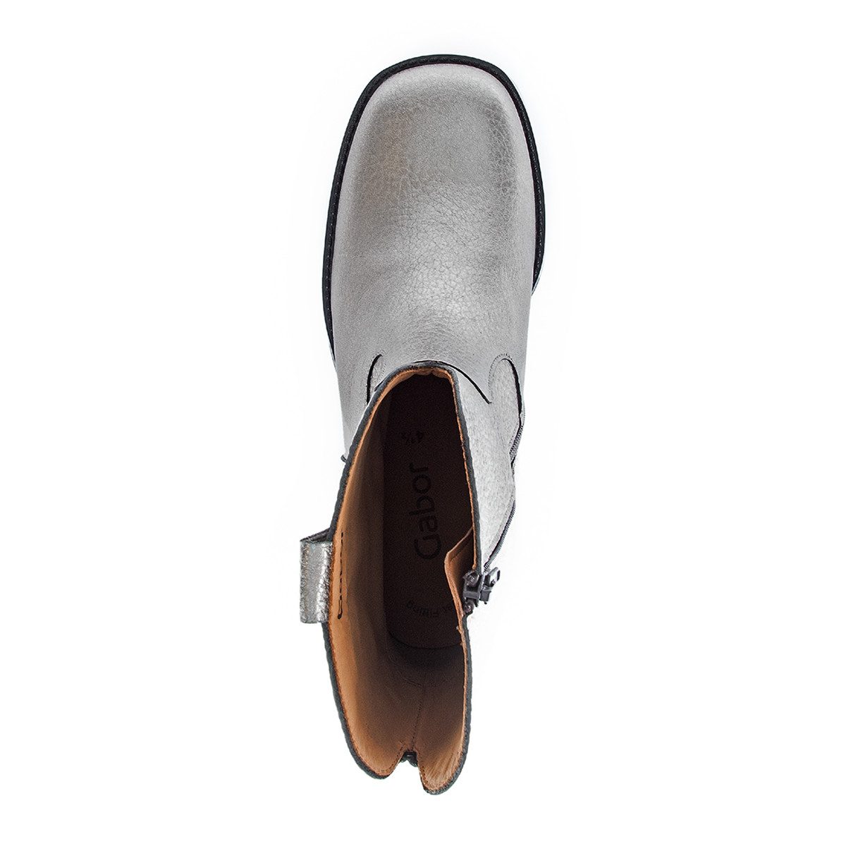 Gabor Gabor 5.922.60, Stiefeletten, Silber/ Metallic, Damen Stiefelette